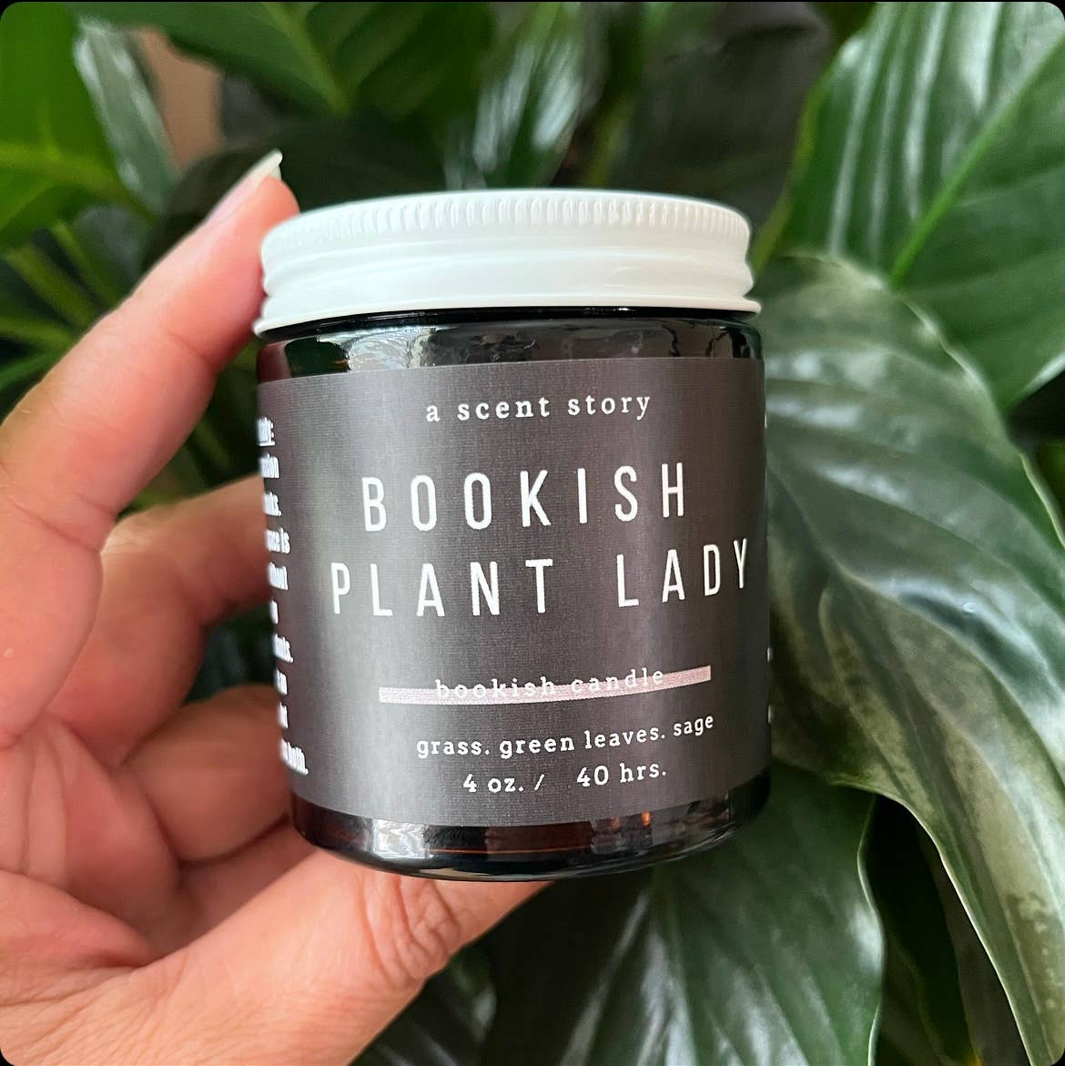 Bookish Plant Lady -  Bookish Candle | Book Themed Candle