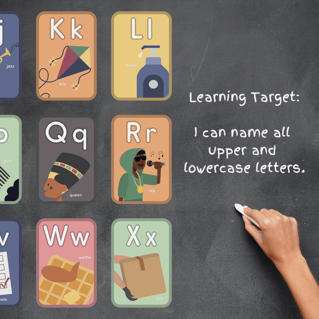 Black Culture Alphabet Bulletin Board Set