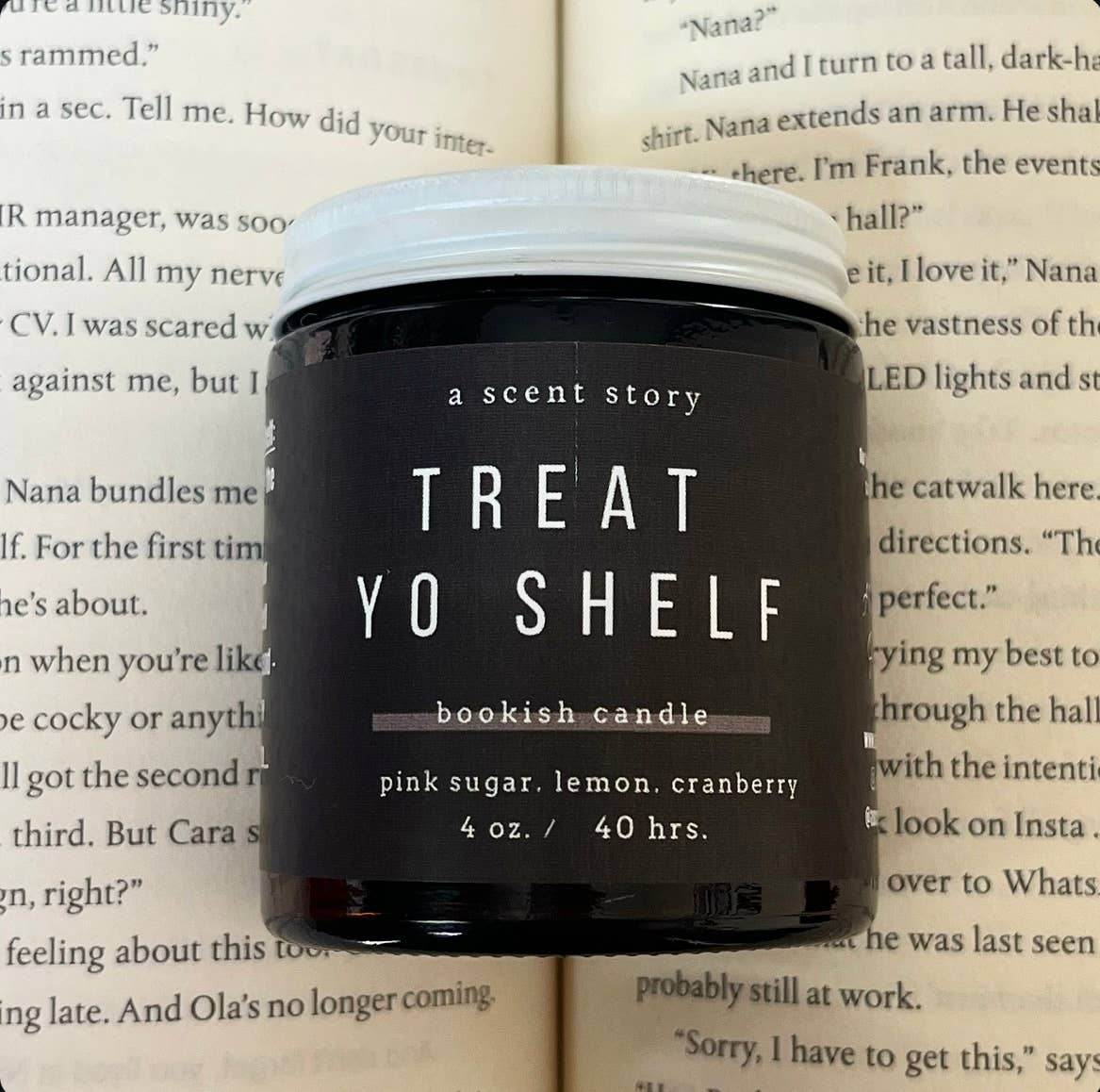 Treat Yo Shelf -  Bookish Candle