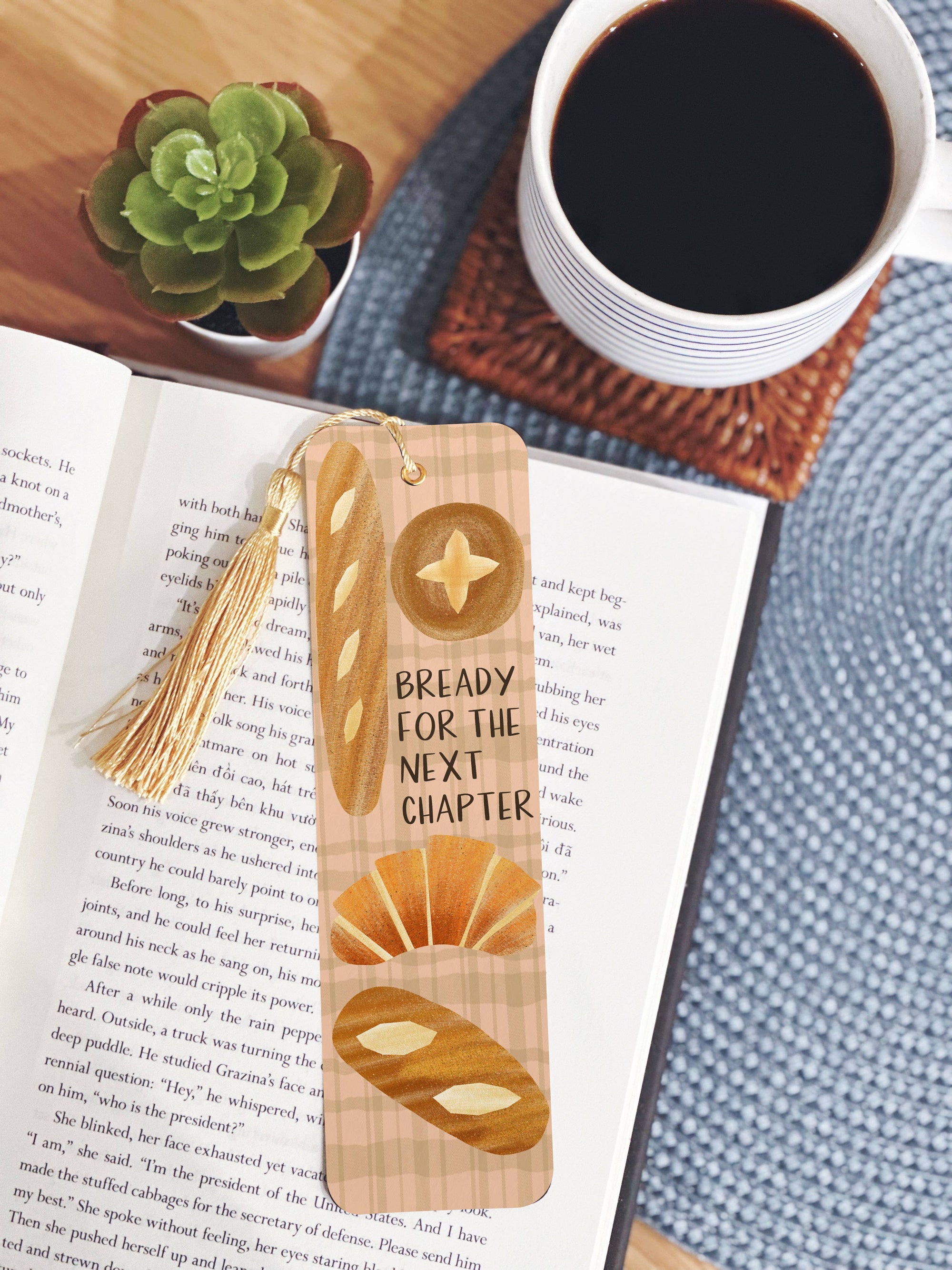 Bready Bookmark with Tassel