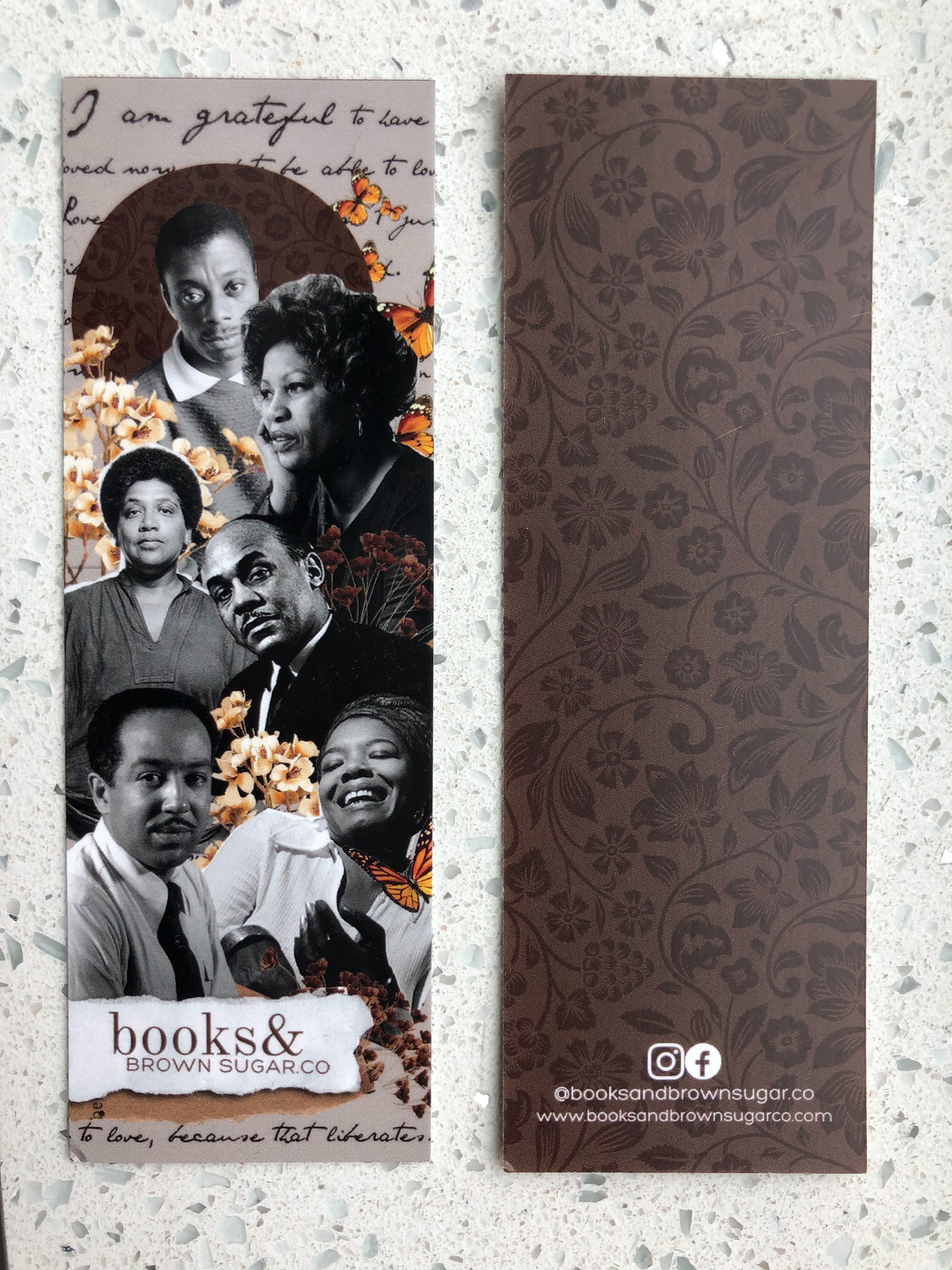 Black Literary Icons Bookmark