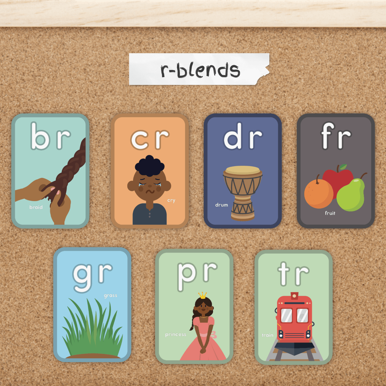 Blends Bulletin Board Set