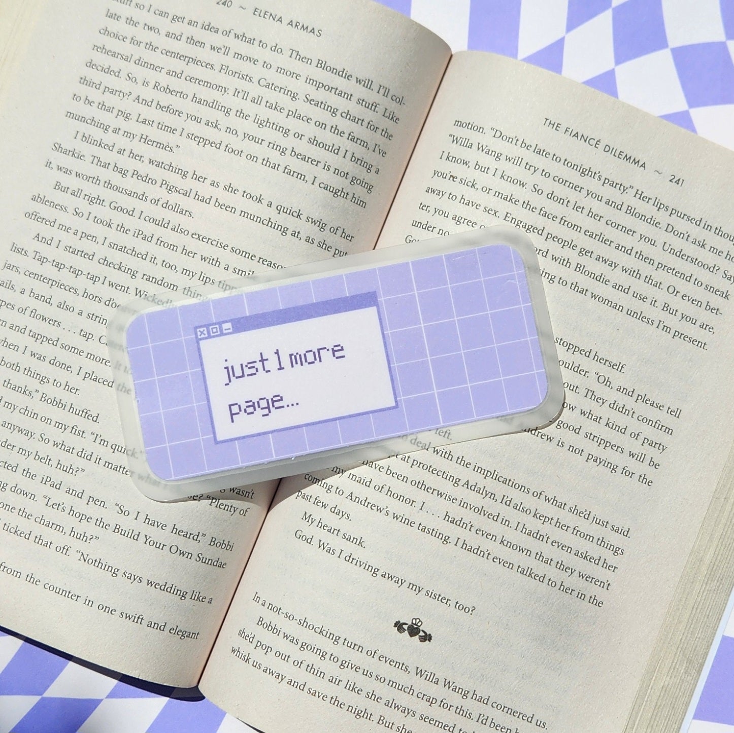 Just 1 More Page Bookmark