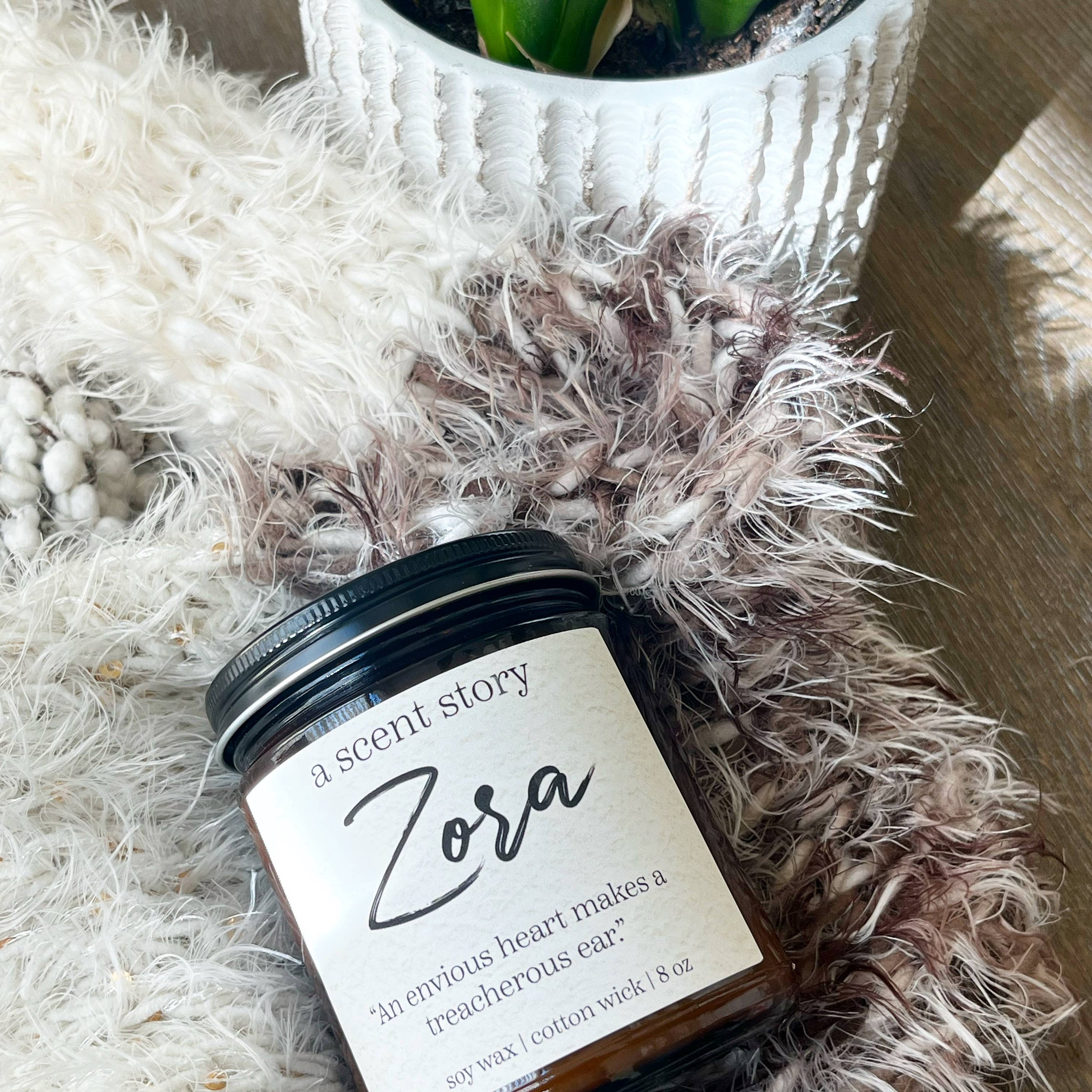Zora| Bookish Candle