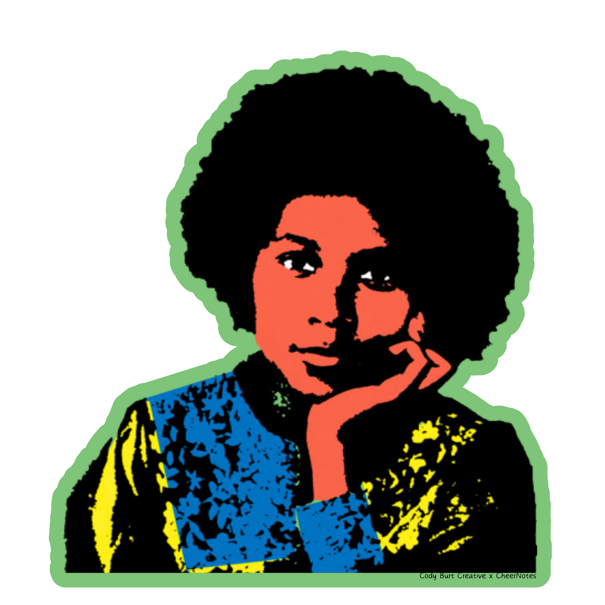 Bell hooks Stickers | Black Literary Icon | Feminist