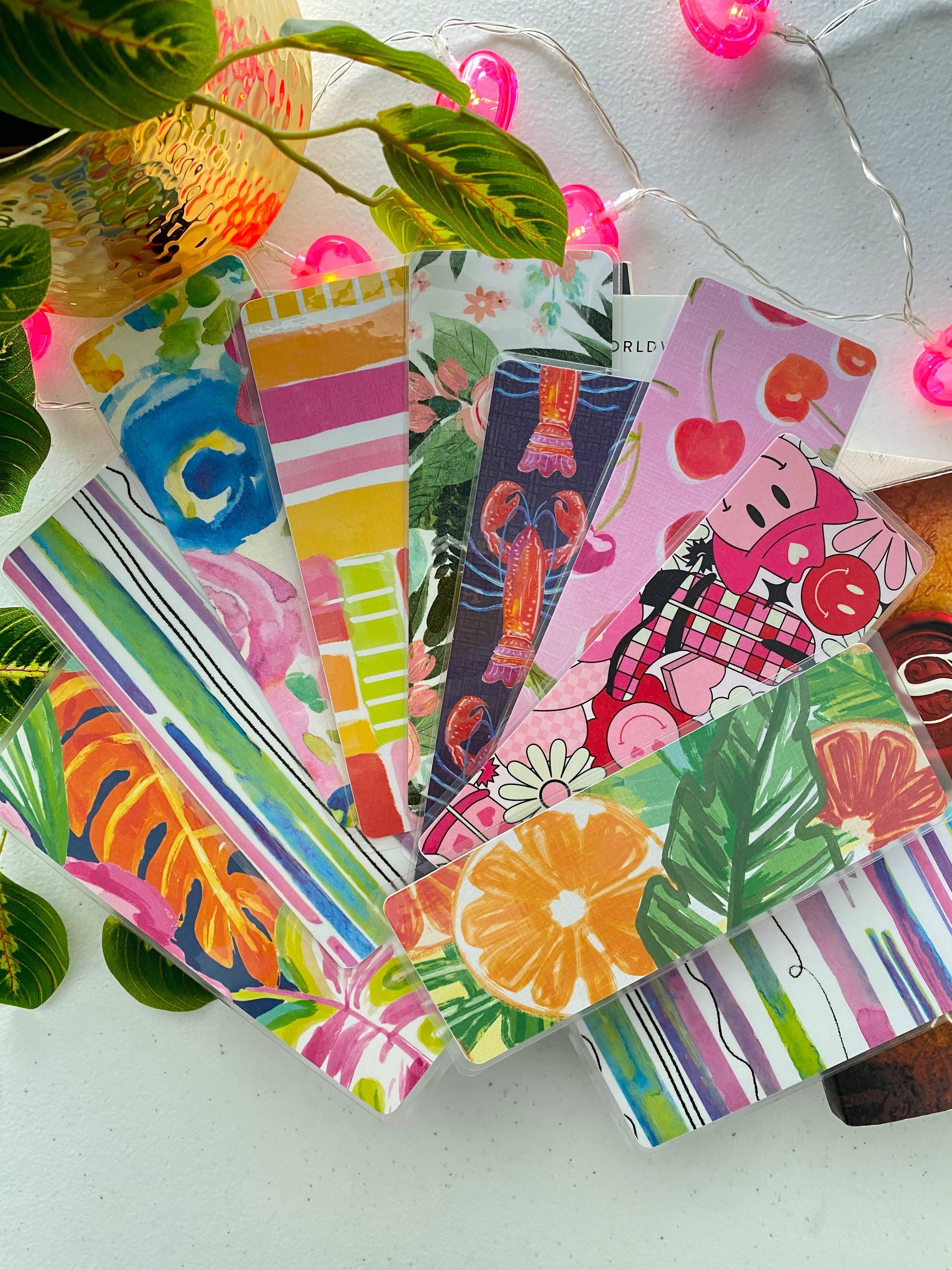 Bulk bookmarks laminated variety / Styles vary (Qty. 10)