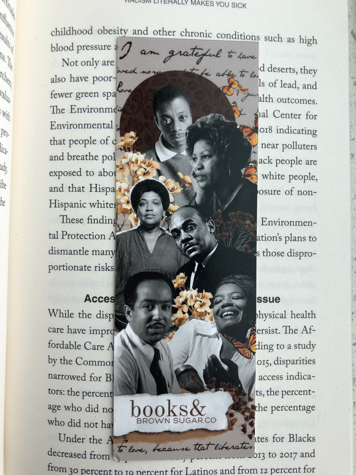 Black Literary Icons Bookmark