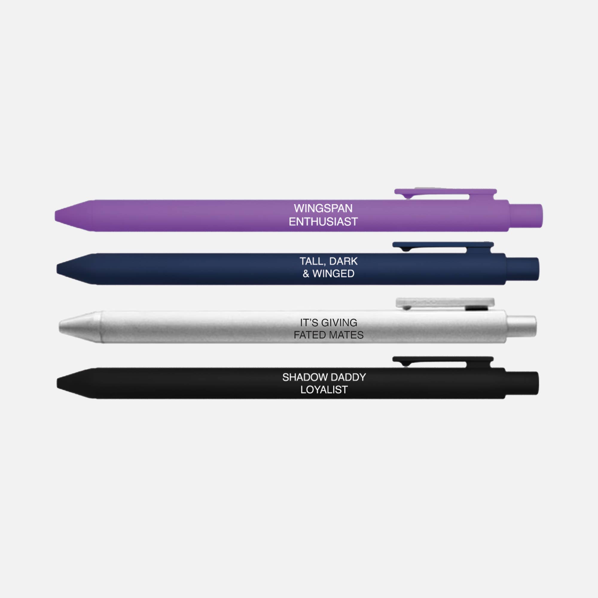 Romantasy Bookish Pen Set - Fantasy Romance Pen Set