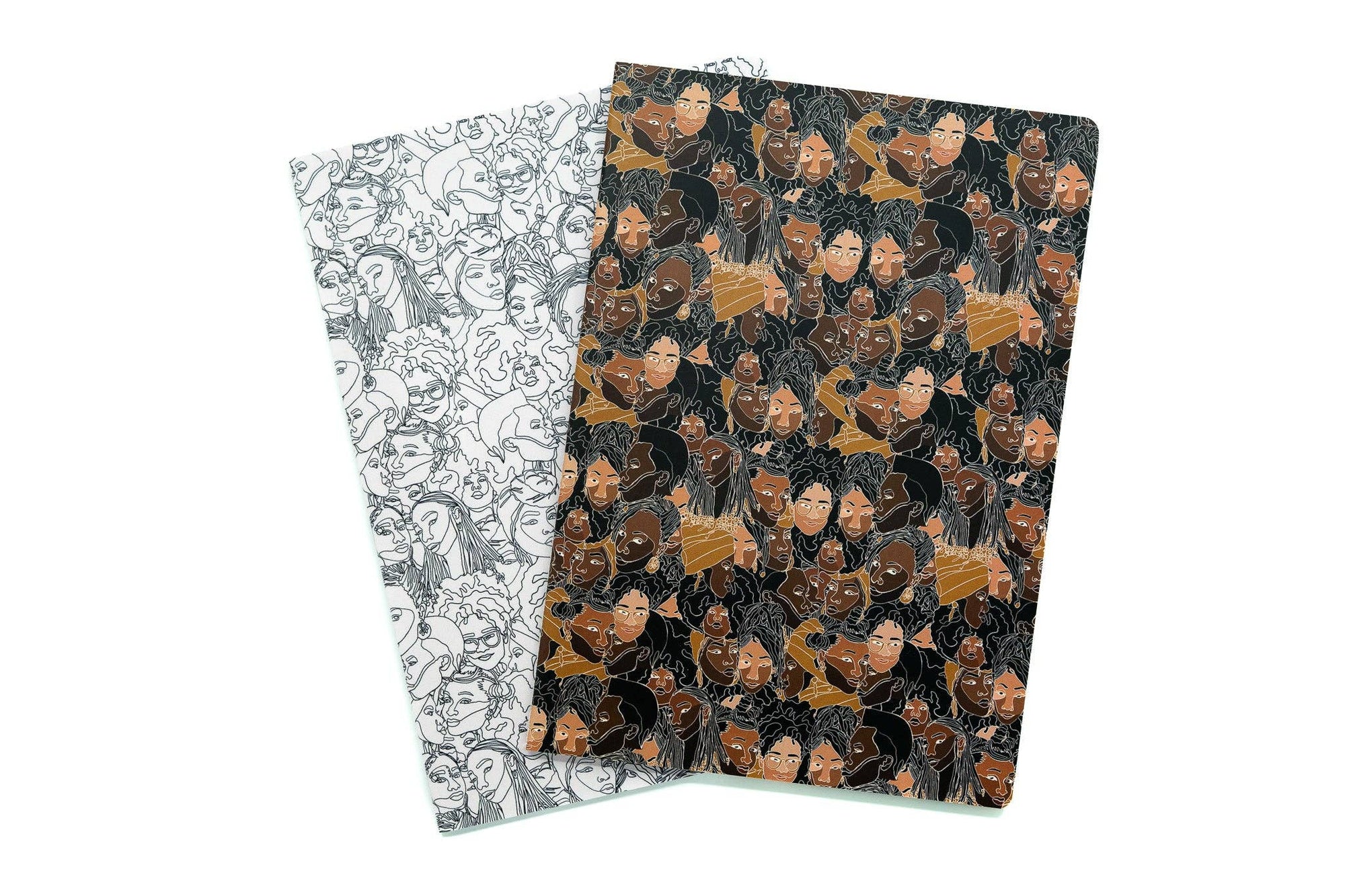 Stitched Notebook Set - Line Art Women