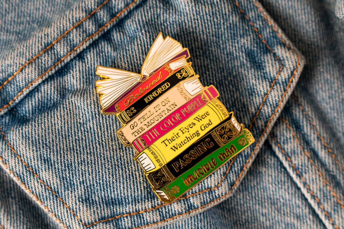 Black Literary Classics Enamel Pin