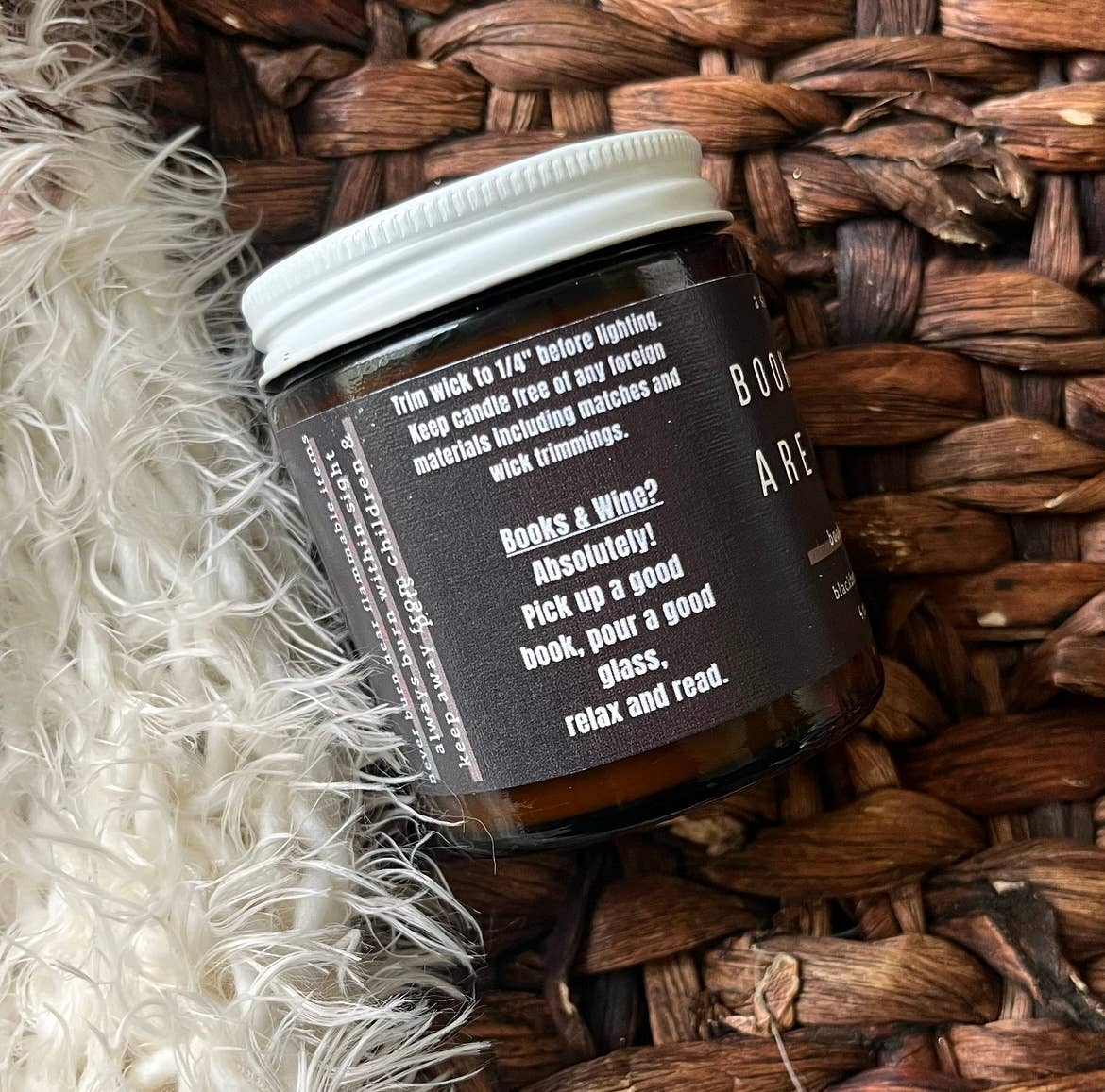 Books and Wine Are My Vibe -  Bookish Candle