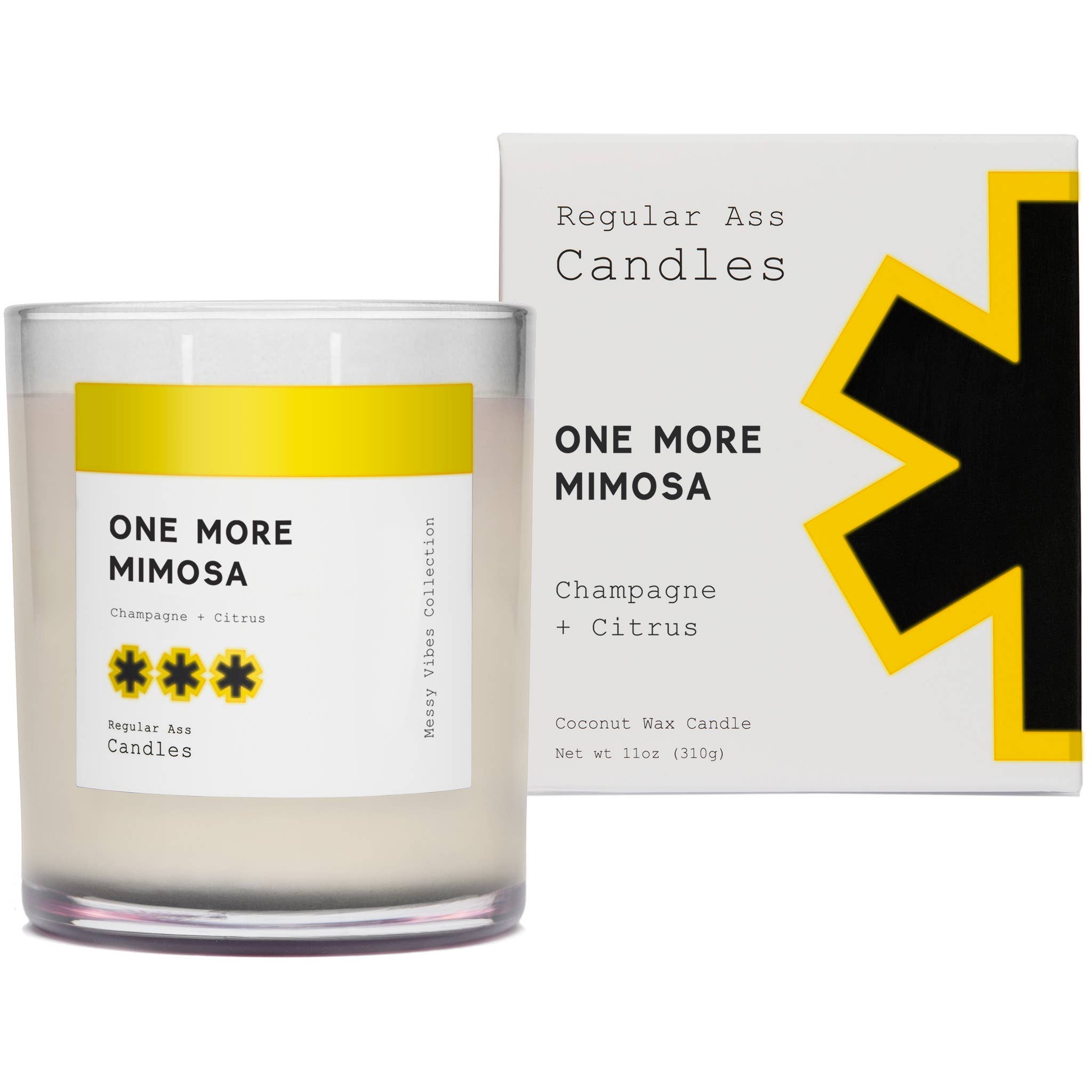 ONE MORE MIMOSA Champagne, Citrus, Amber 11oz Candle