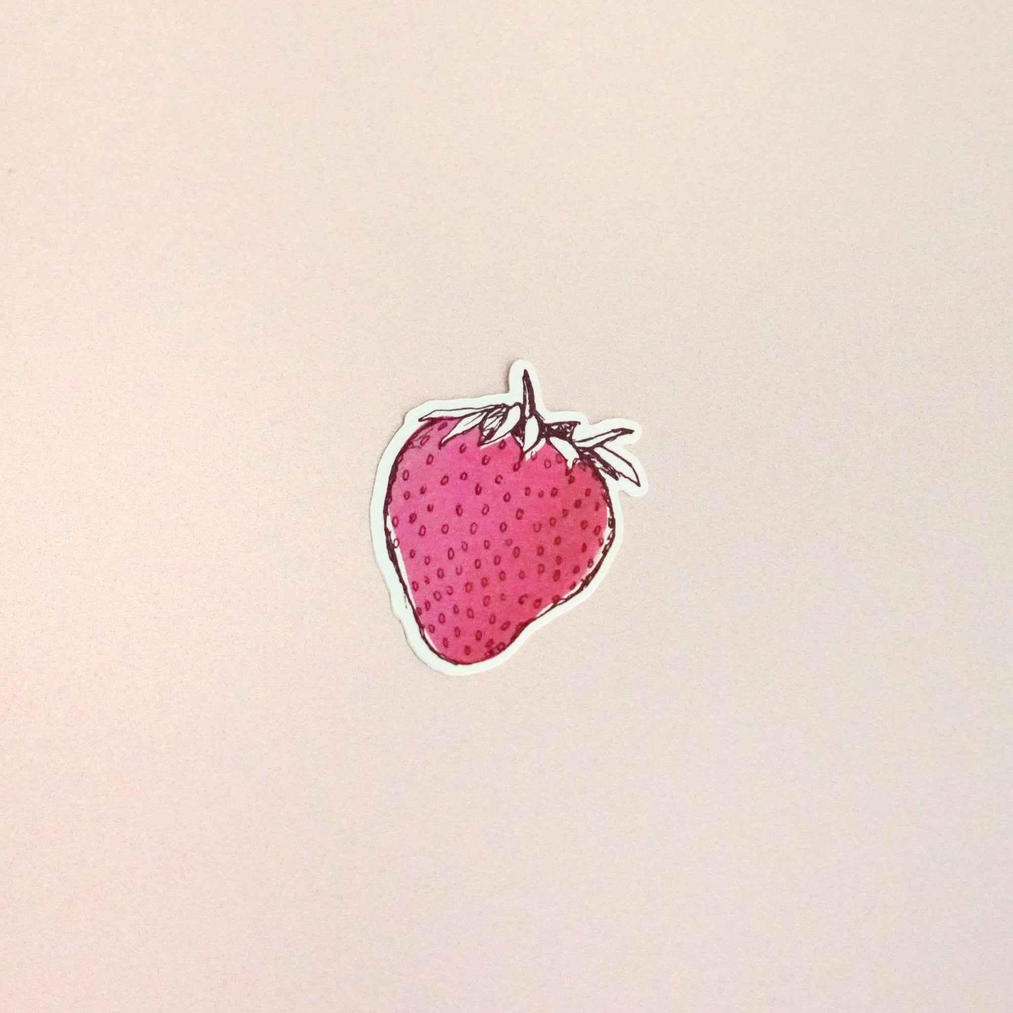 Strawberry Fruit Sticker