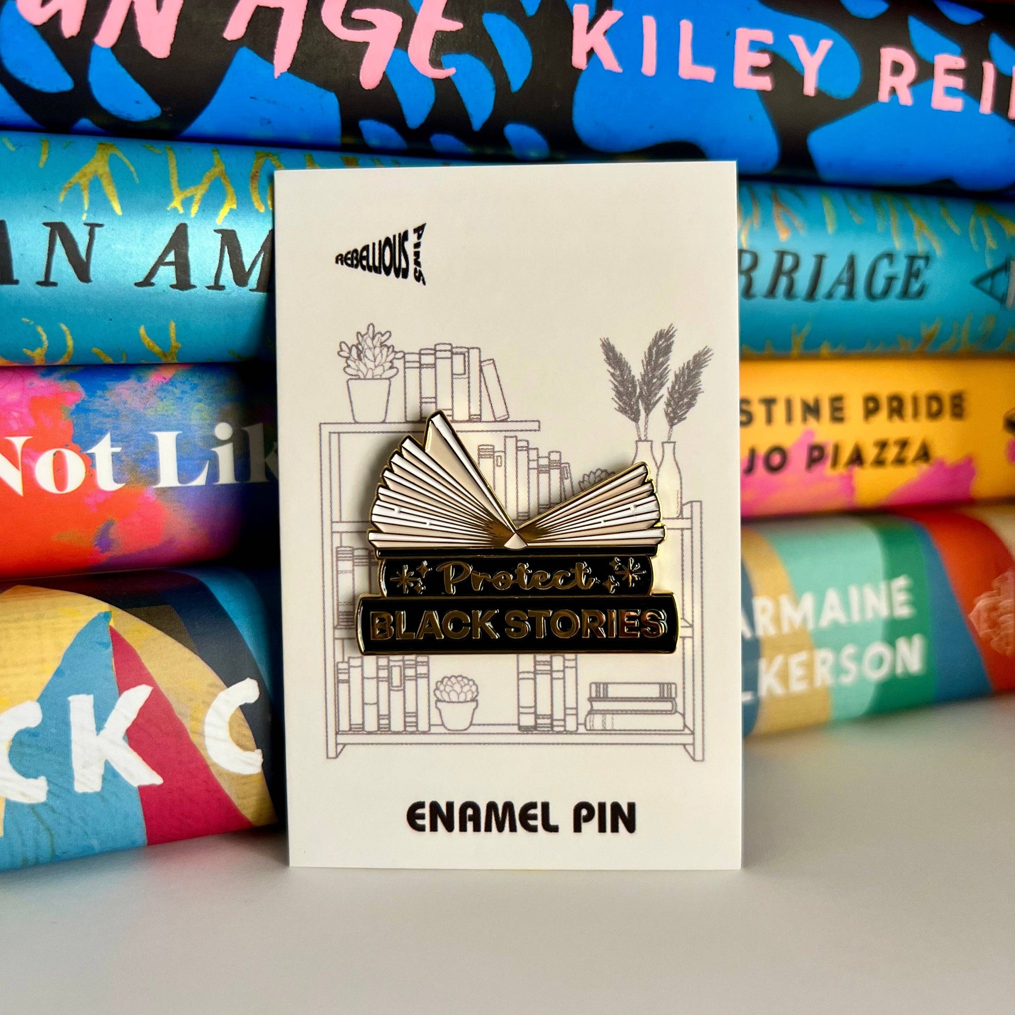 Enamel Pin | Protect Black Stories