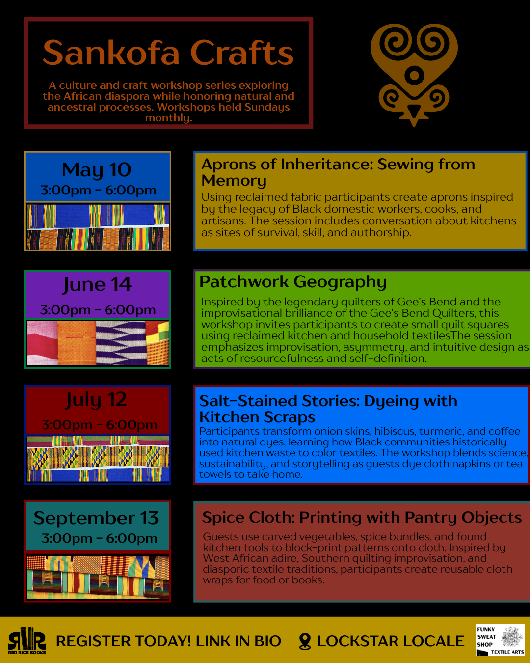 Sankofa Crafts with Funky Sweatshop: Aprons of Inheritance