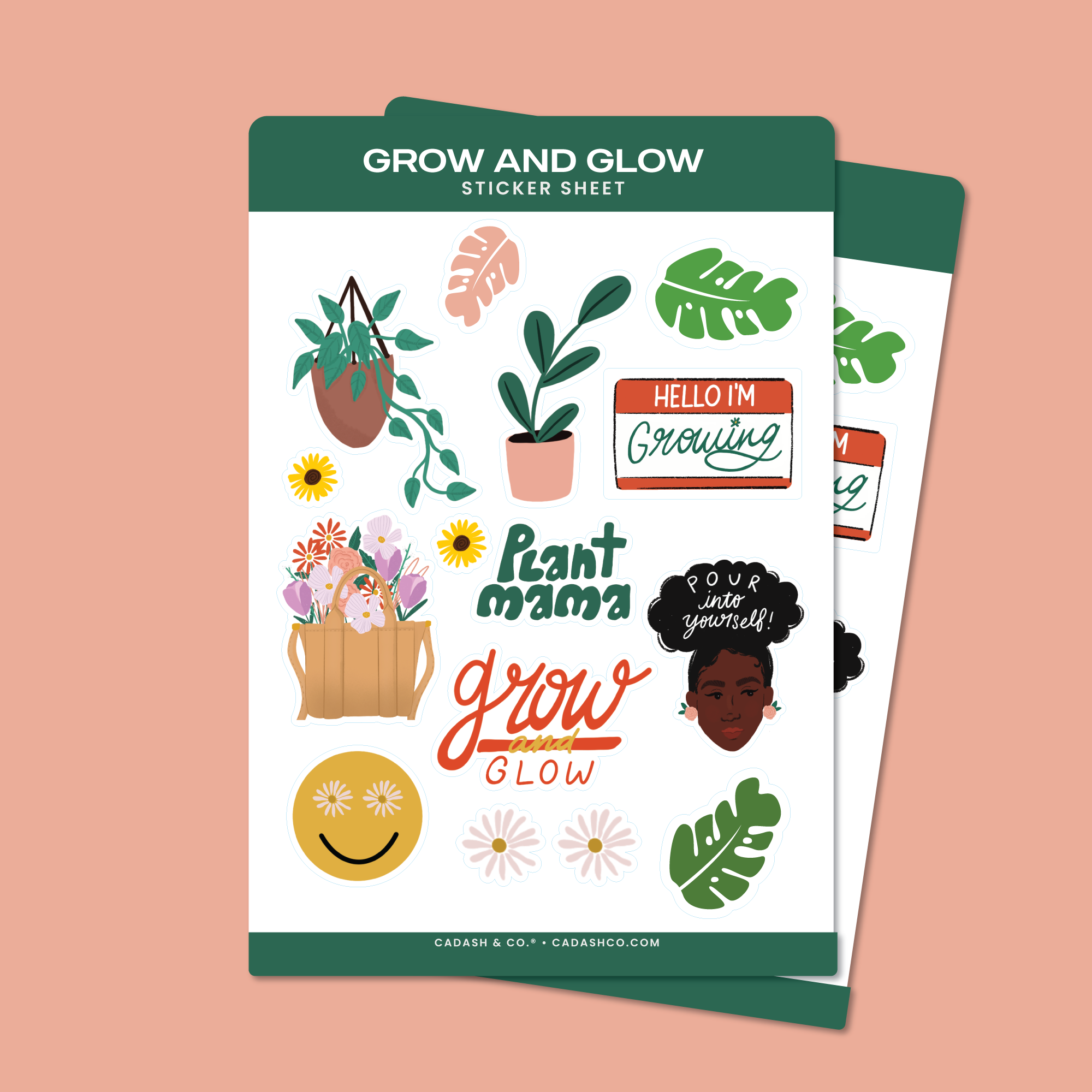 Grow and Glow Sticker Sheet