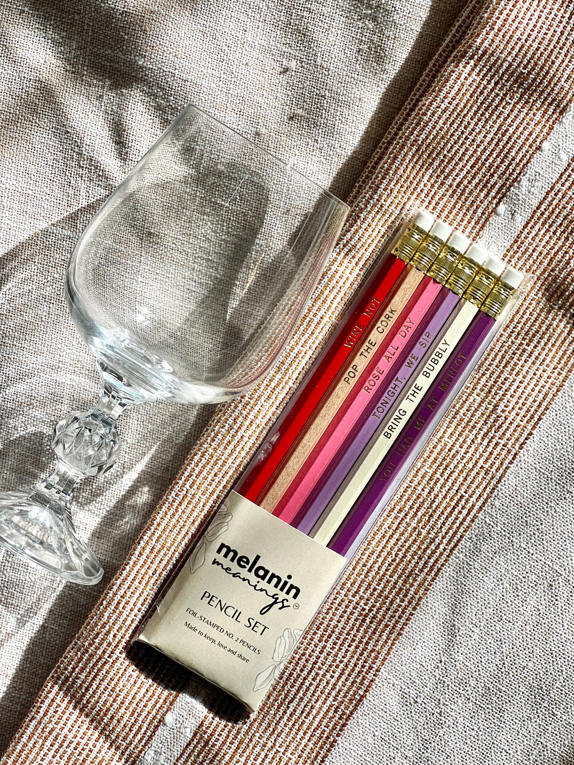 Wine Down Pencil Set