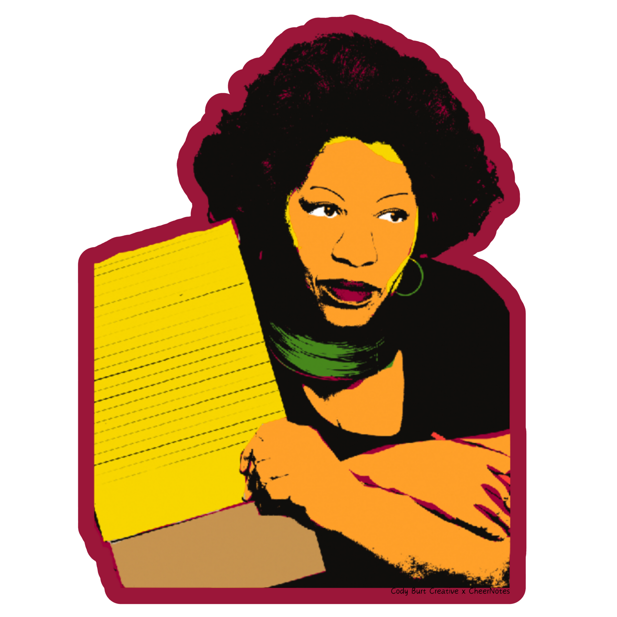 Toni Morrison Stickers