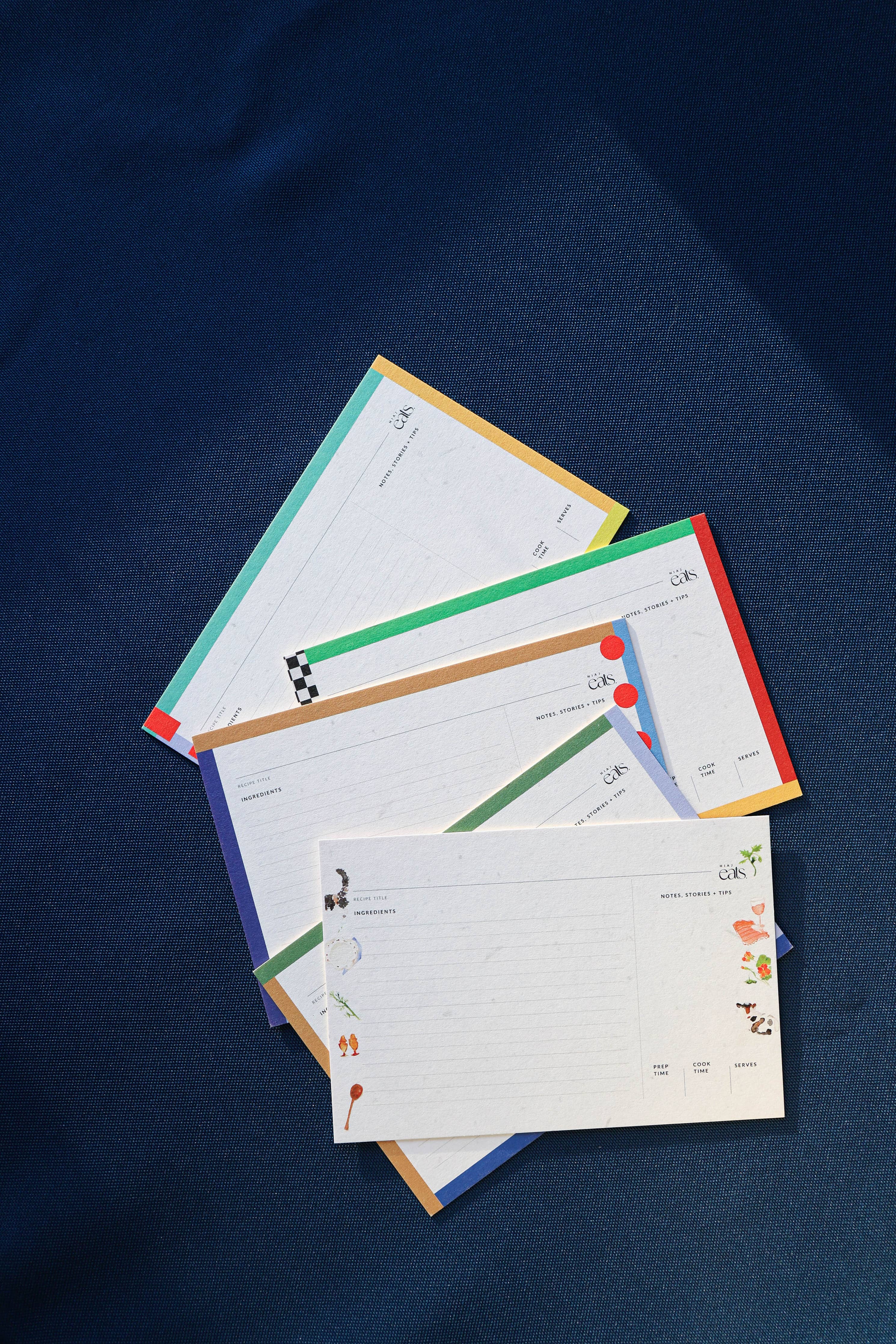 Adorable Blank Recipe Cards
