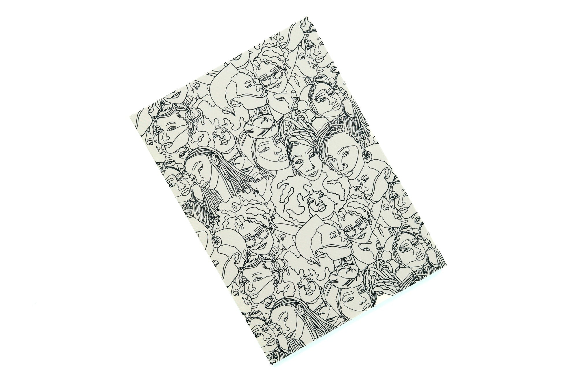 Black Women Line Art Journal