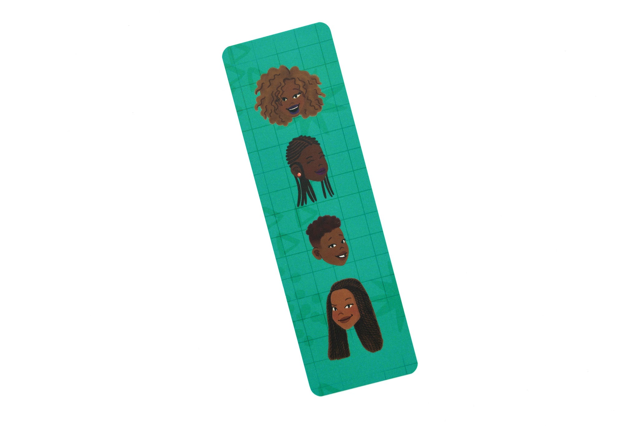 Bookmark - Black Girl Hairstyles (Blue)