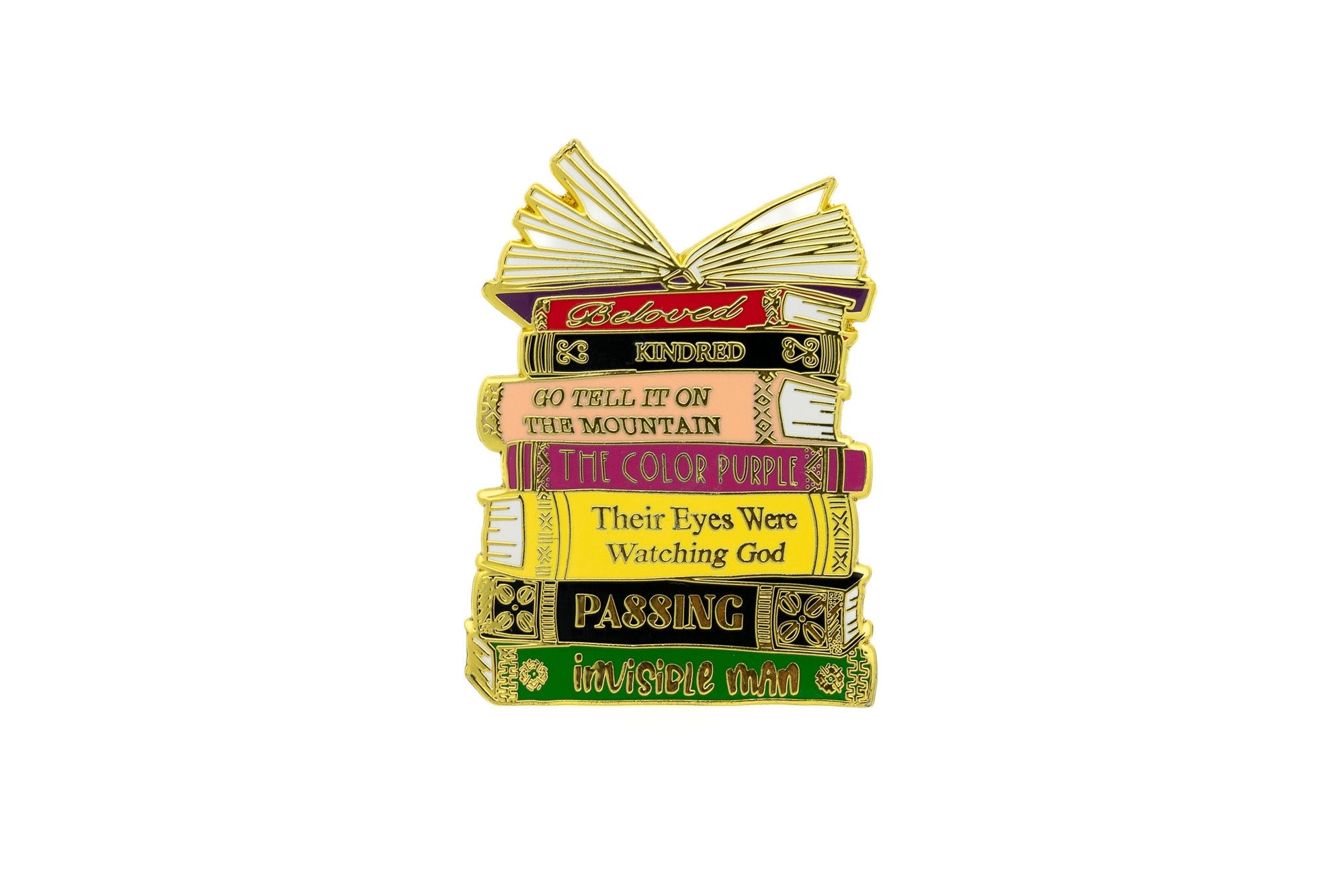 Enamel Pin: Black Literary Classics