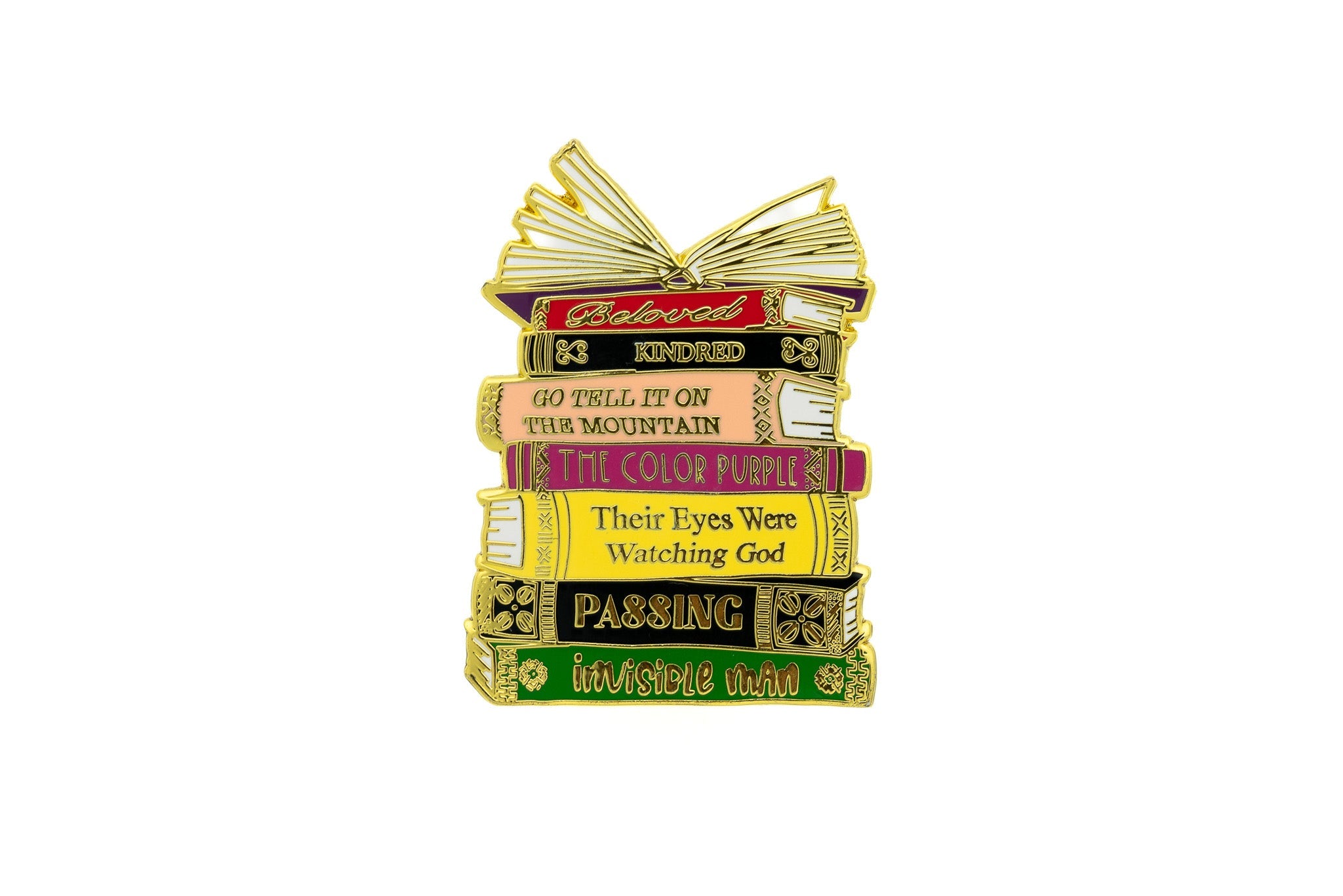 Enamel Pin: Black Literary Classics