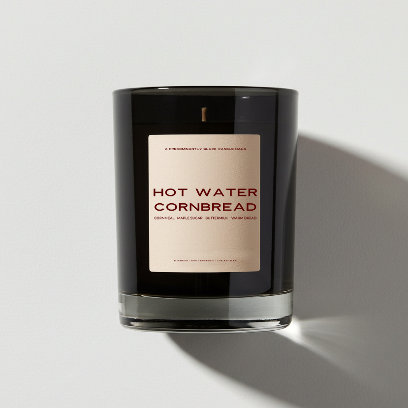 Hot Water Cornbread Candle