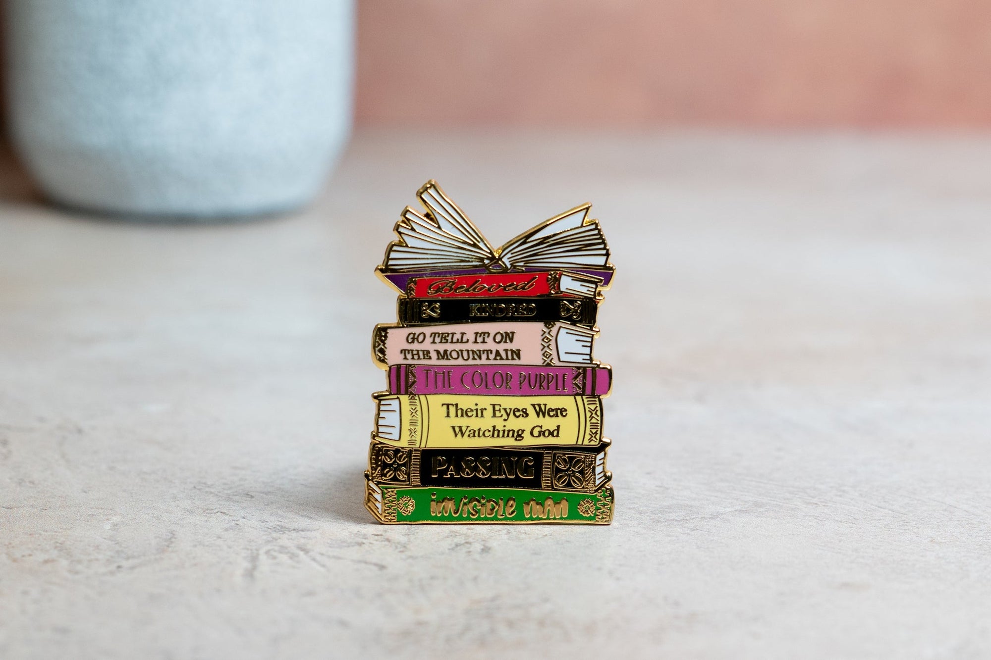 Enamel Pin: Black Literary Classics