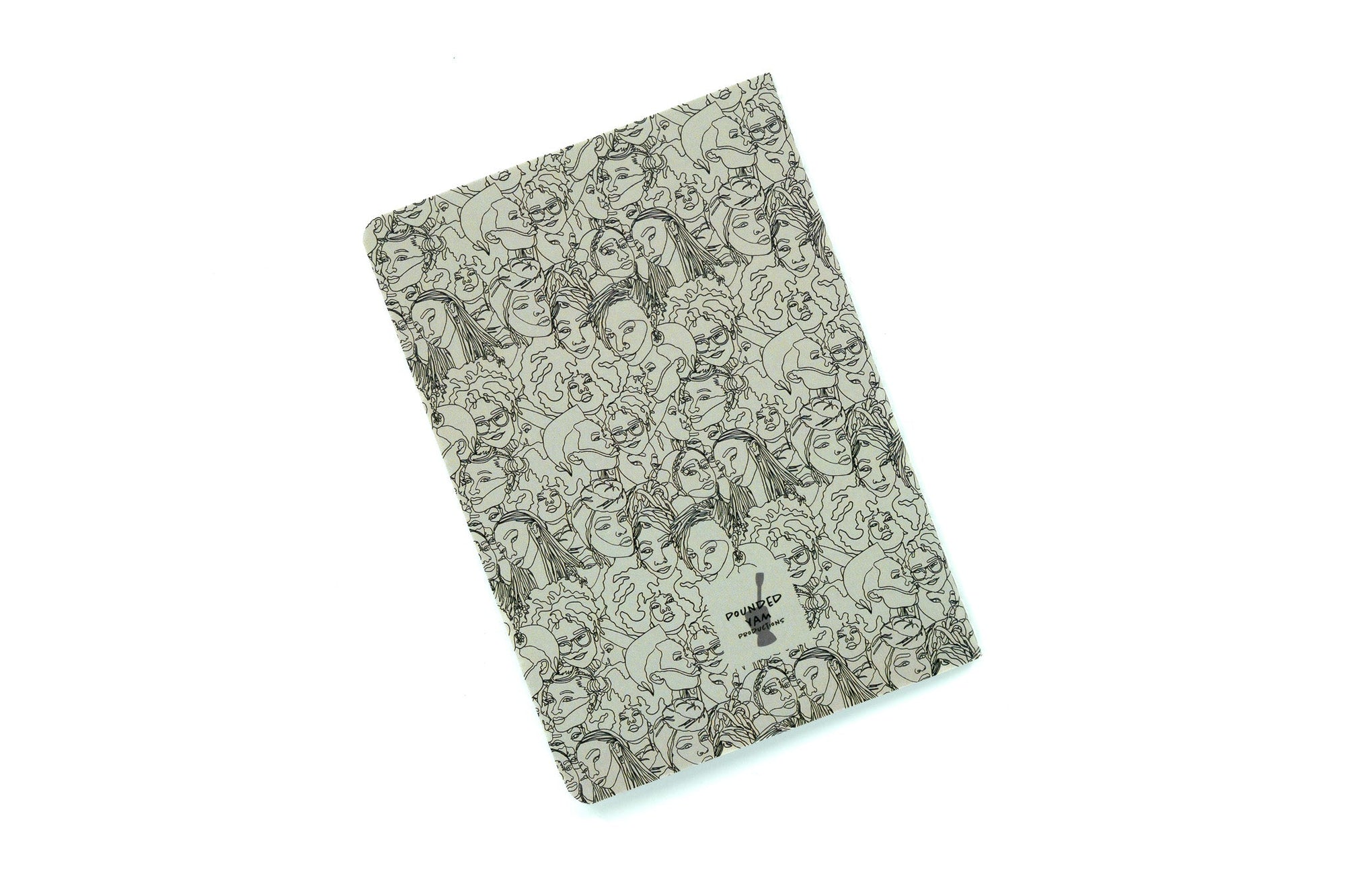 Pocket Notebook - Black Women Line Art