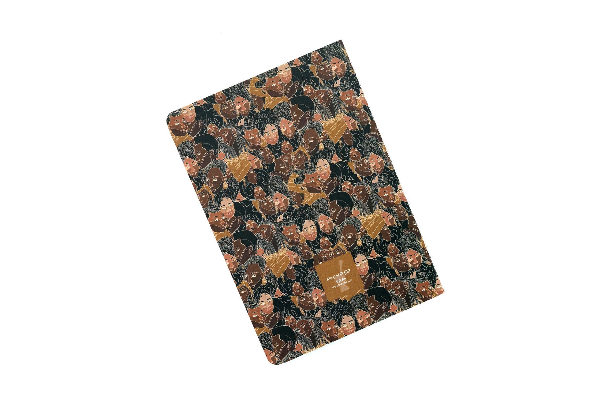 Pocket Notebook - Black Women Line Art Color