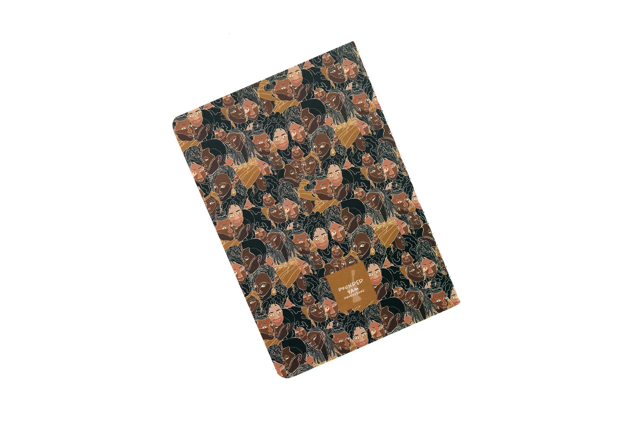 Pocket Notebook - Black Women Line Art Color