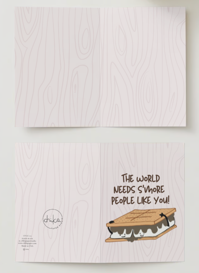 S'mores Greeting Card