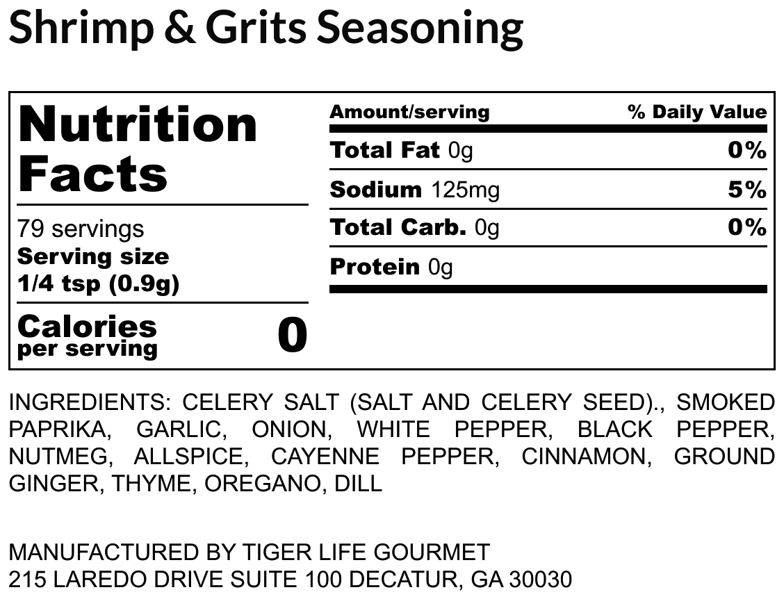 Shrimp & Grits Seasoning