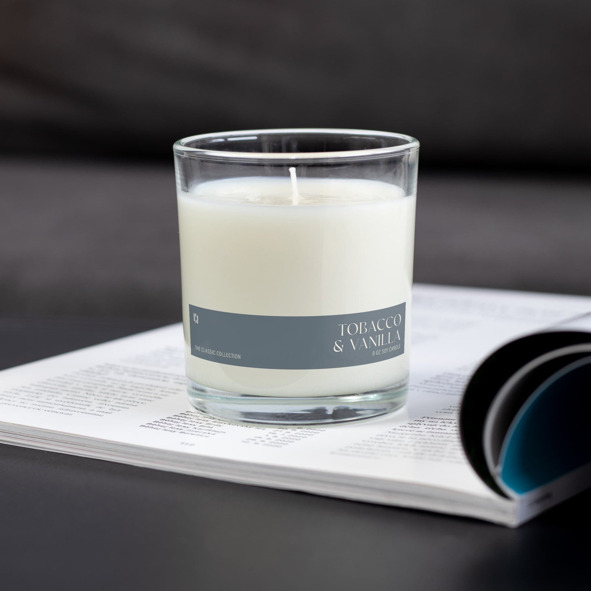 tobacco leaf and vanilla candle + Saffron | Warm + Earthy The result is a cozy Scented Candle - Tobacco Vanilla