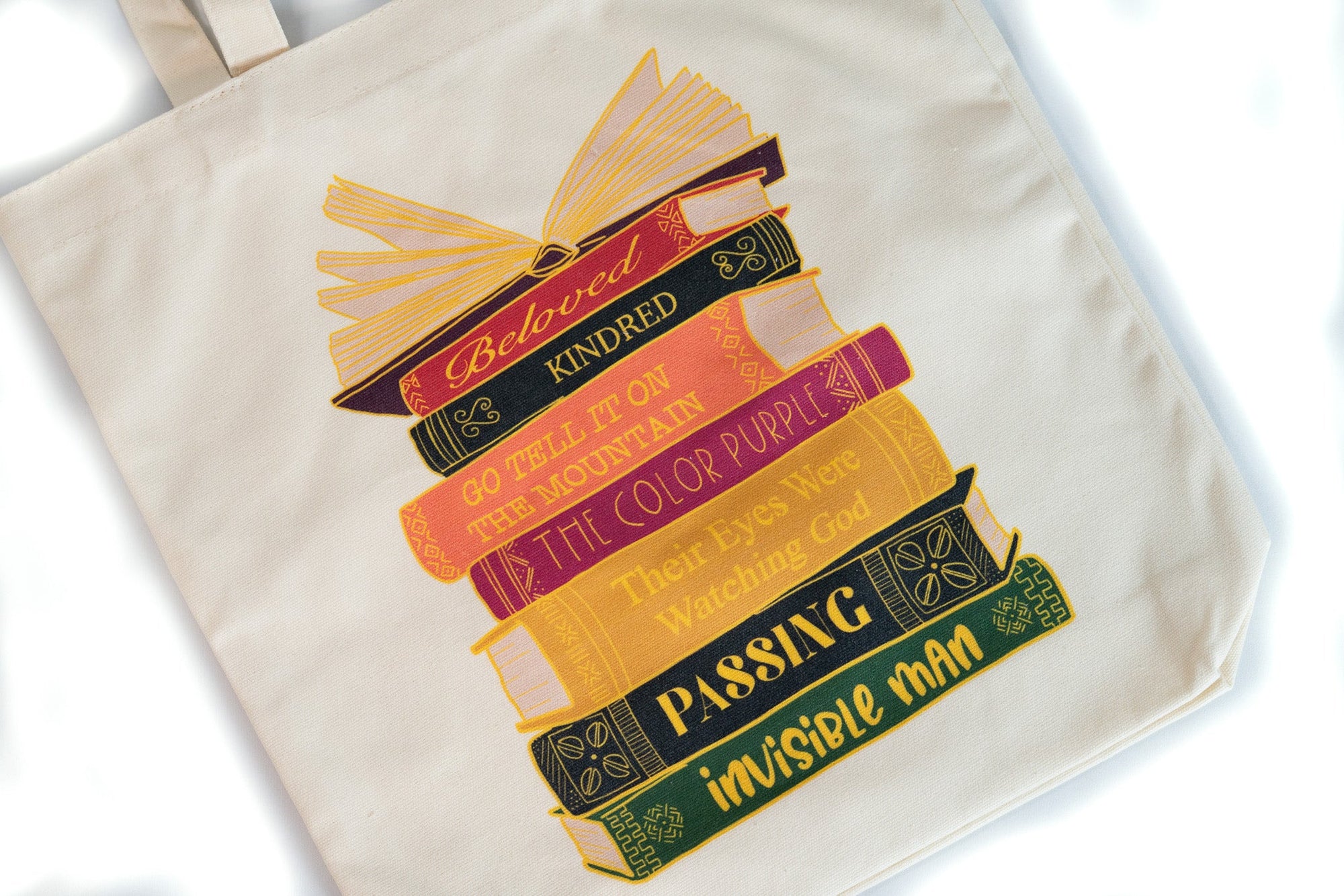 Canvas Tote Bag - Black Literary Classics