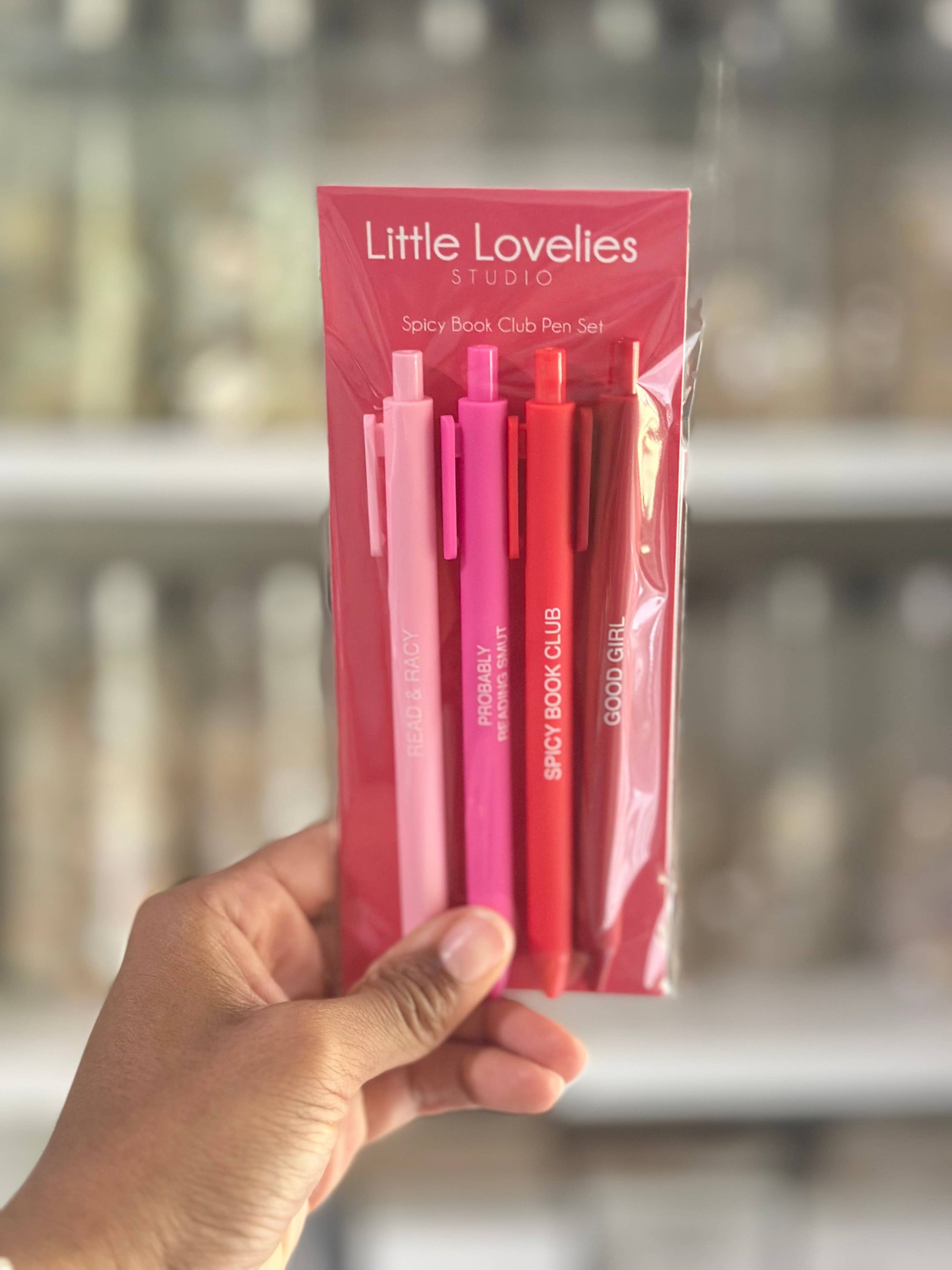 Spicy Book Club Pen Set – Set of 4