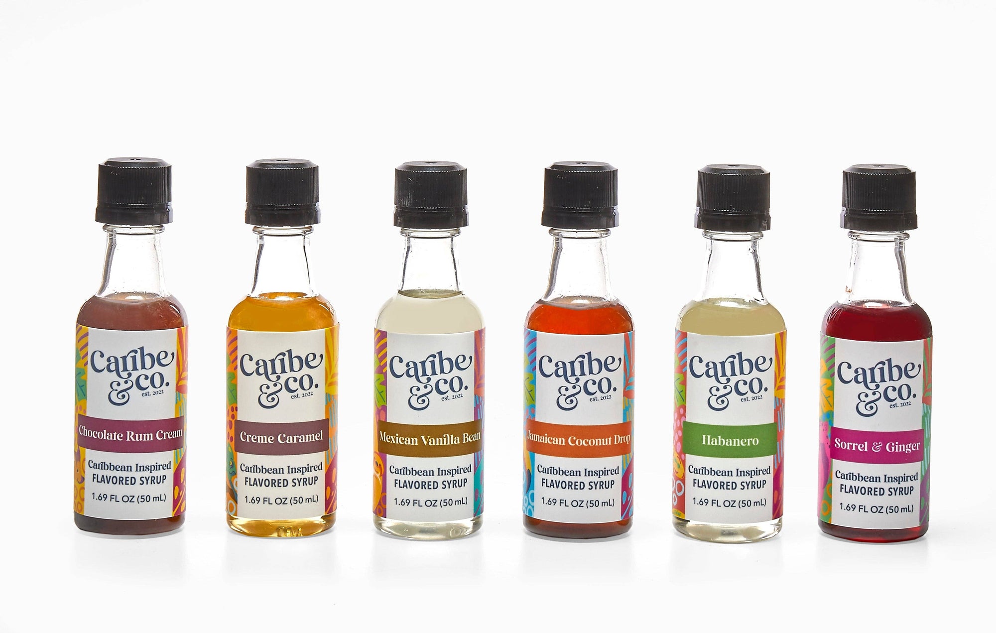Caribe & Co Flavored Syrup Sampler Pack