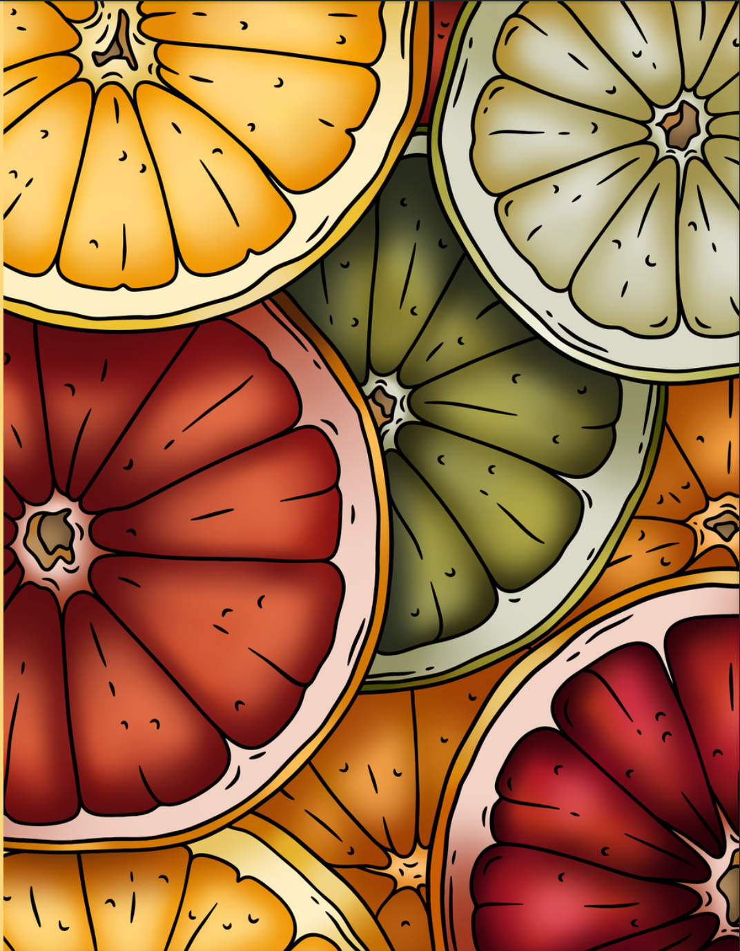 Citrus Greeting Card