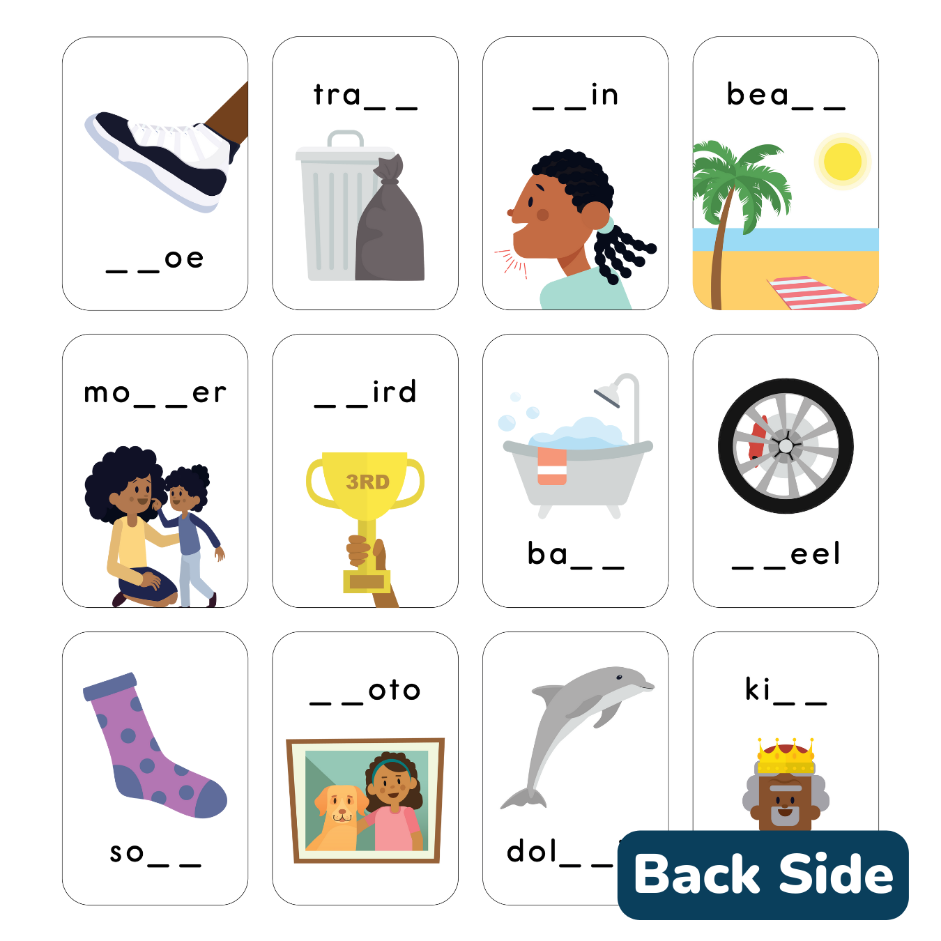 Digraphs Bulletin Board Set