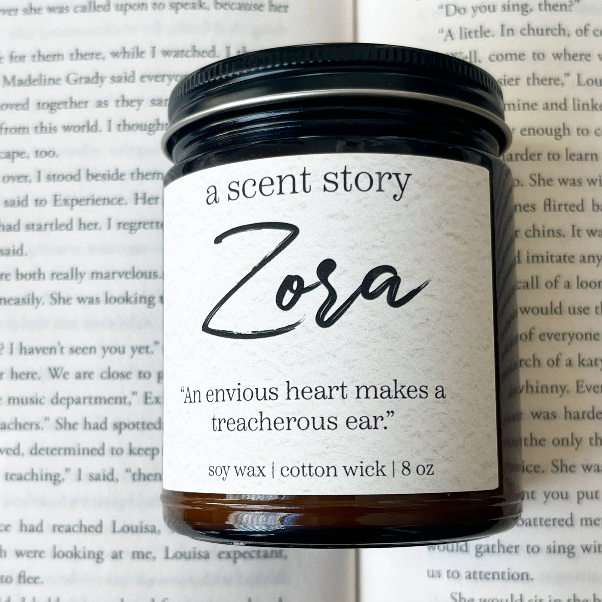 Zora| Bookish Candle