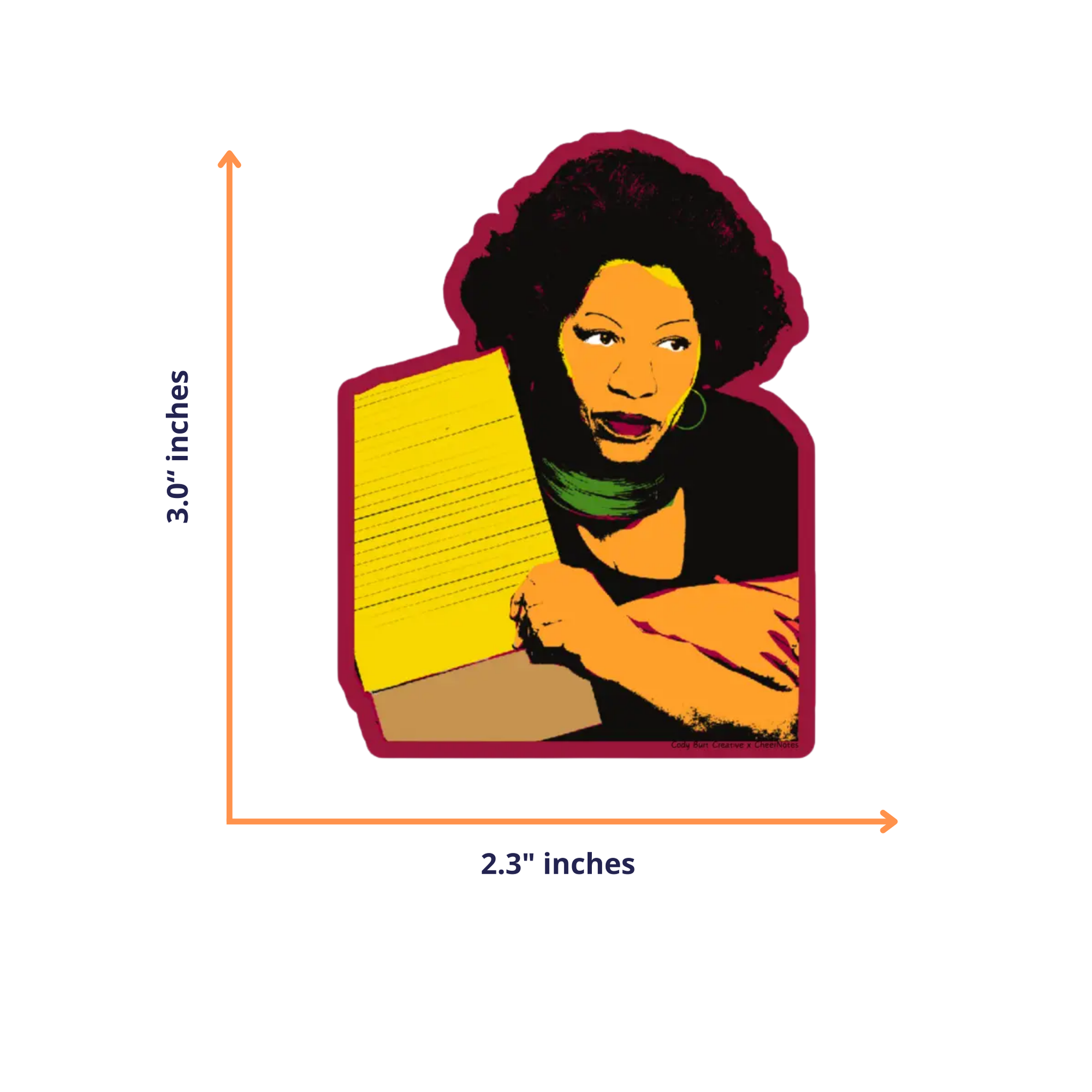 Toni Morrison Stickers