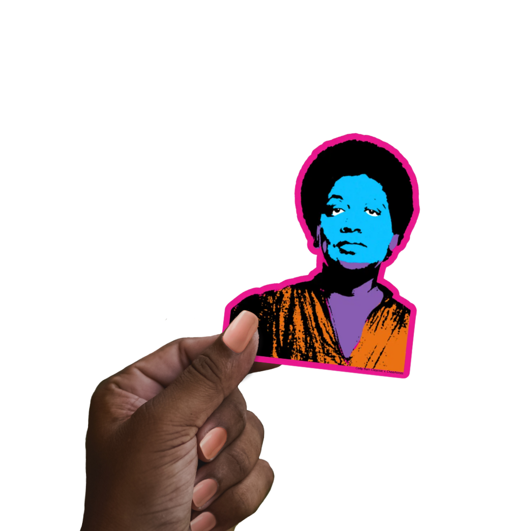 Audre Lorde Activist Sticker |Black Feminism | Literary Icon