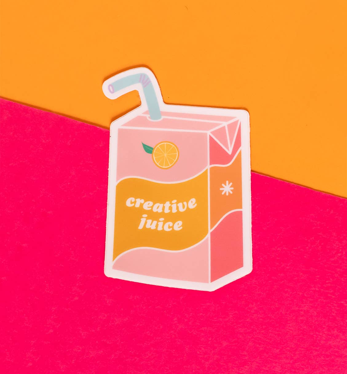 Creative Juice Box sticker