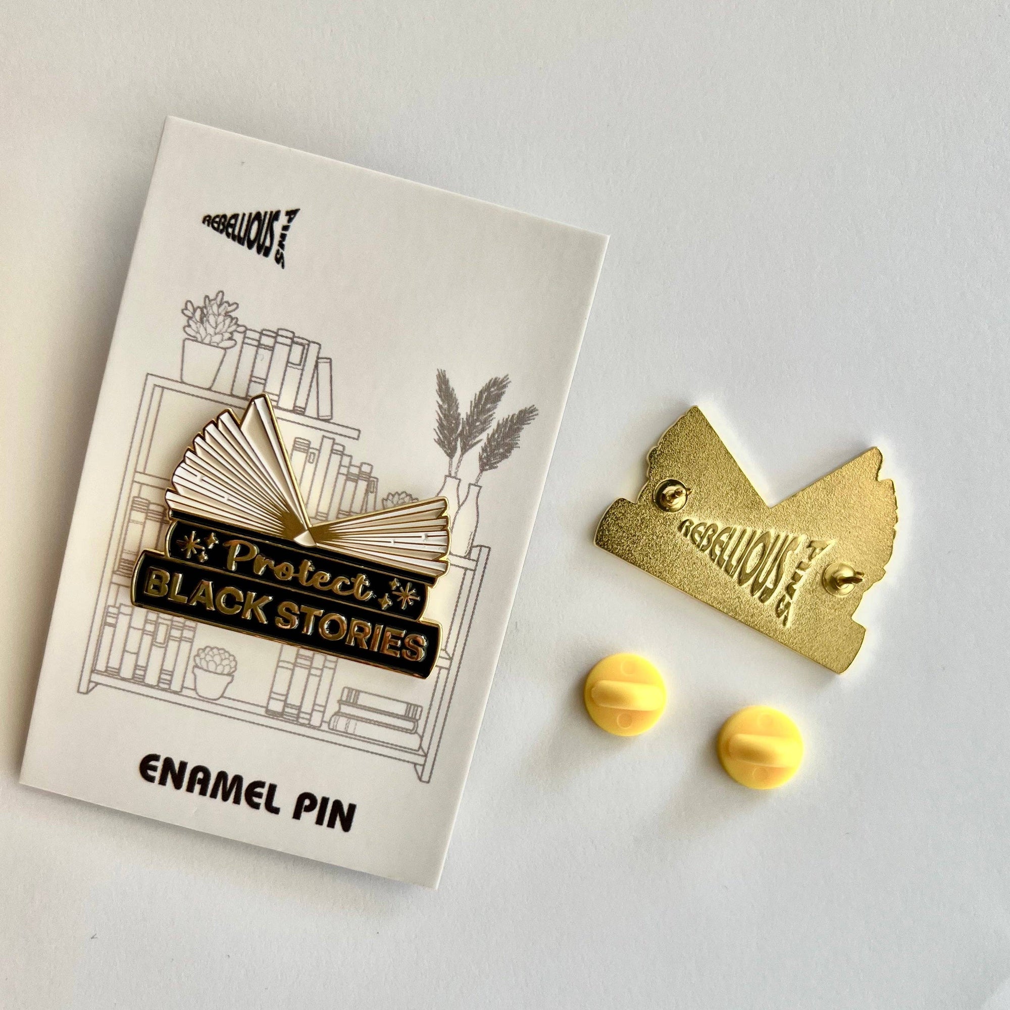 Enamel Pin | Protect Black Stories