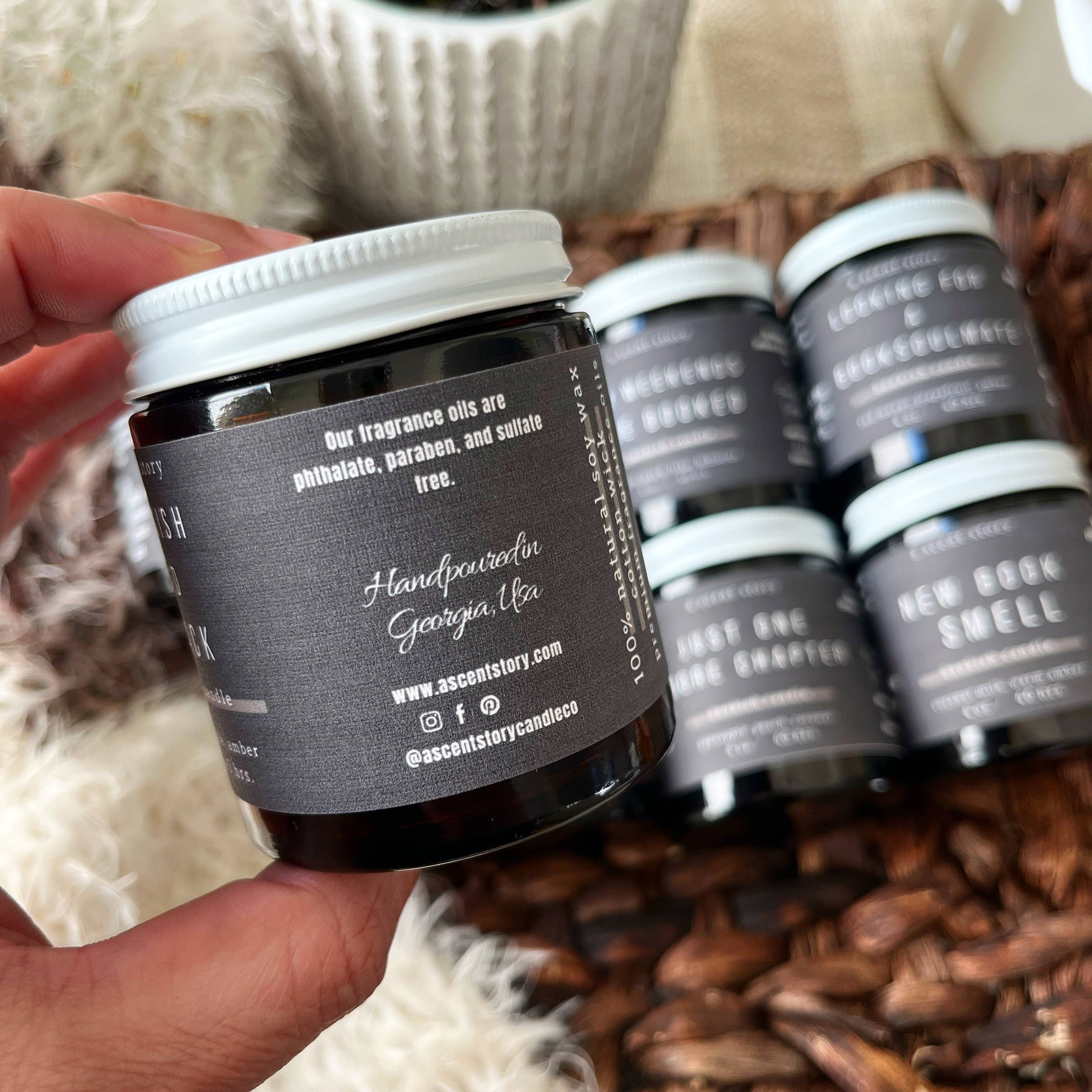 Bookish and Black -  Bookish Candle