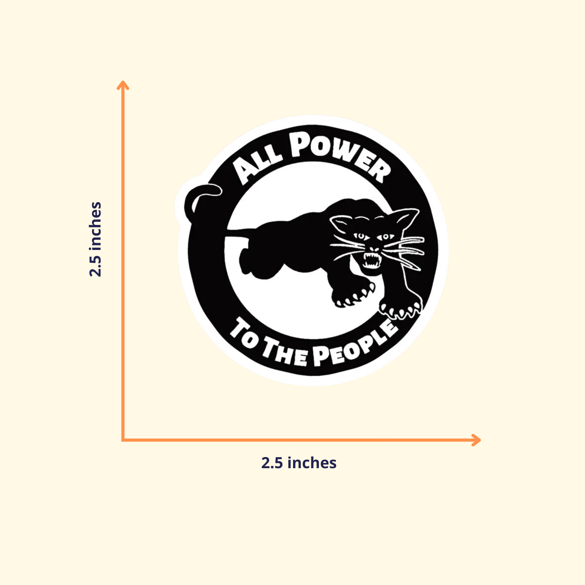 All Power Black Panther Stickers