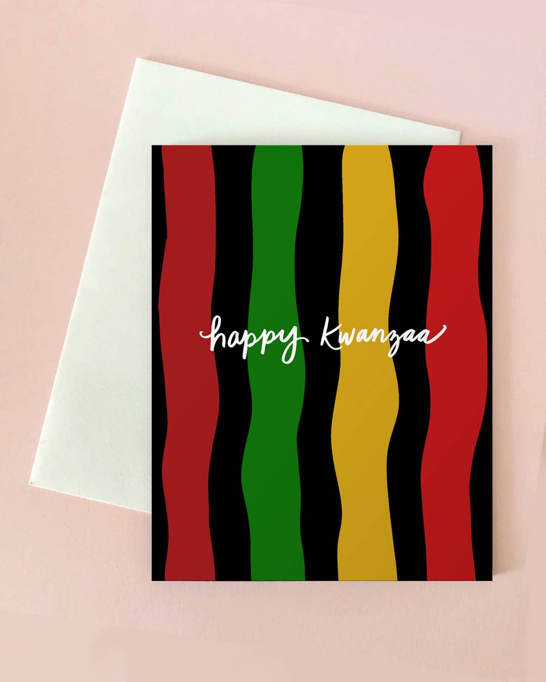 Striped Kwanzaa Card