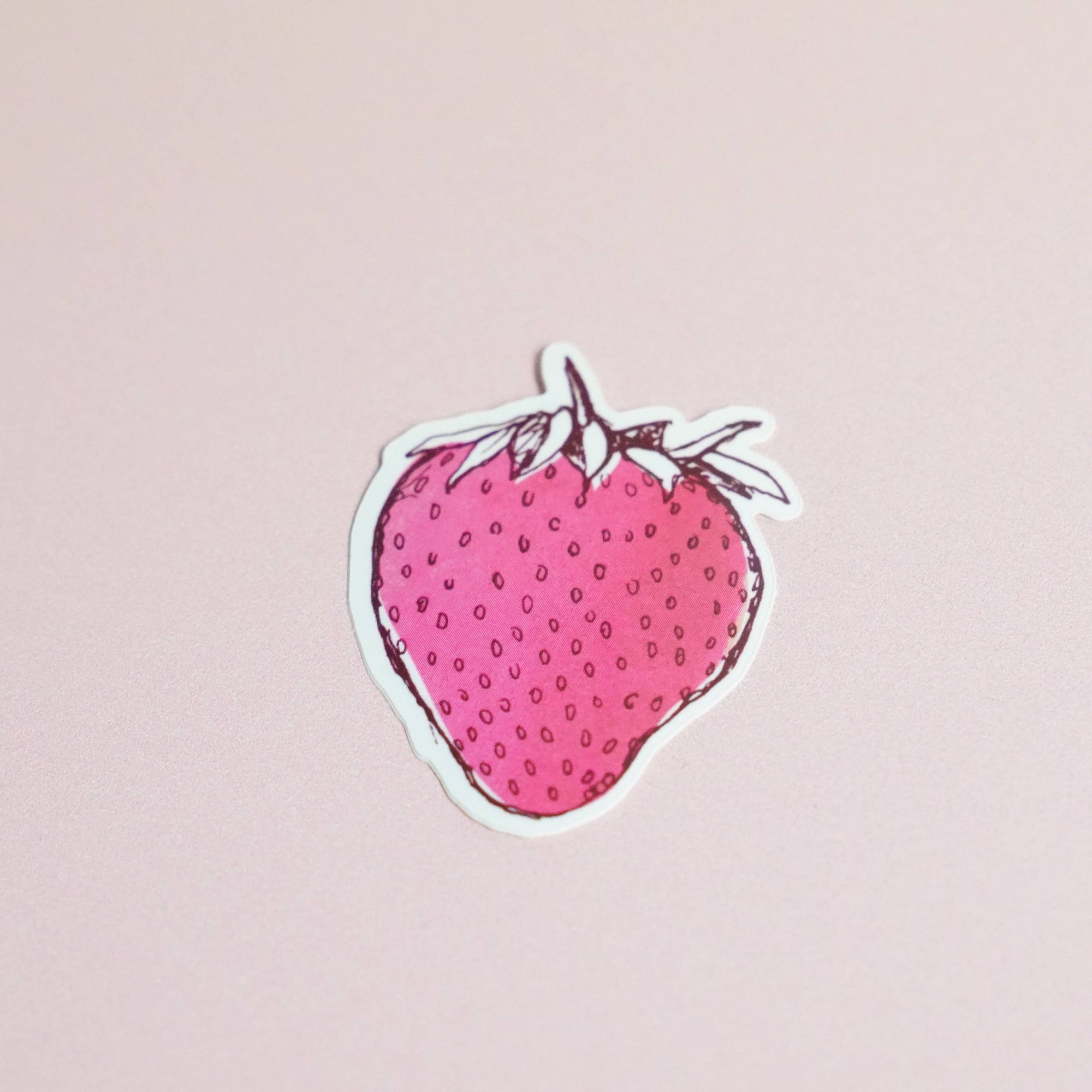 Strawberry Fruit Sticker