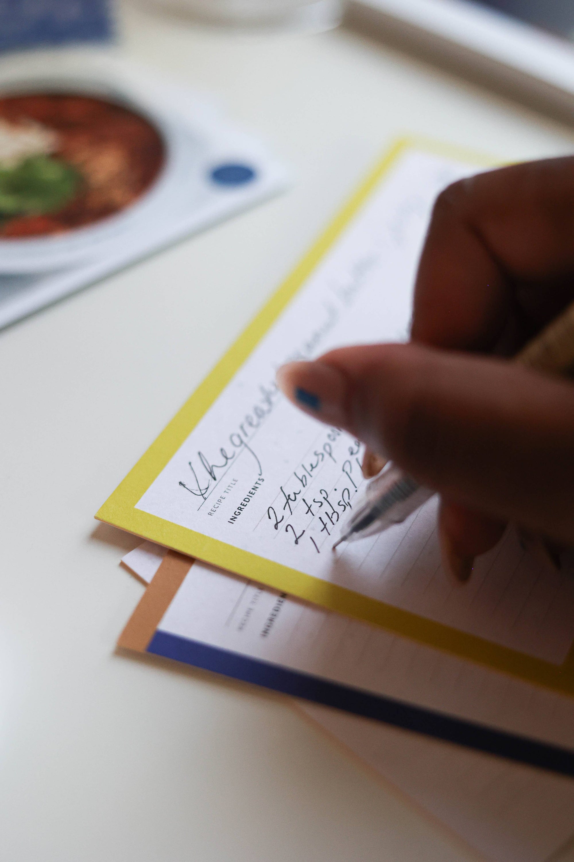 Adorable Blank Recipe Cards